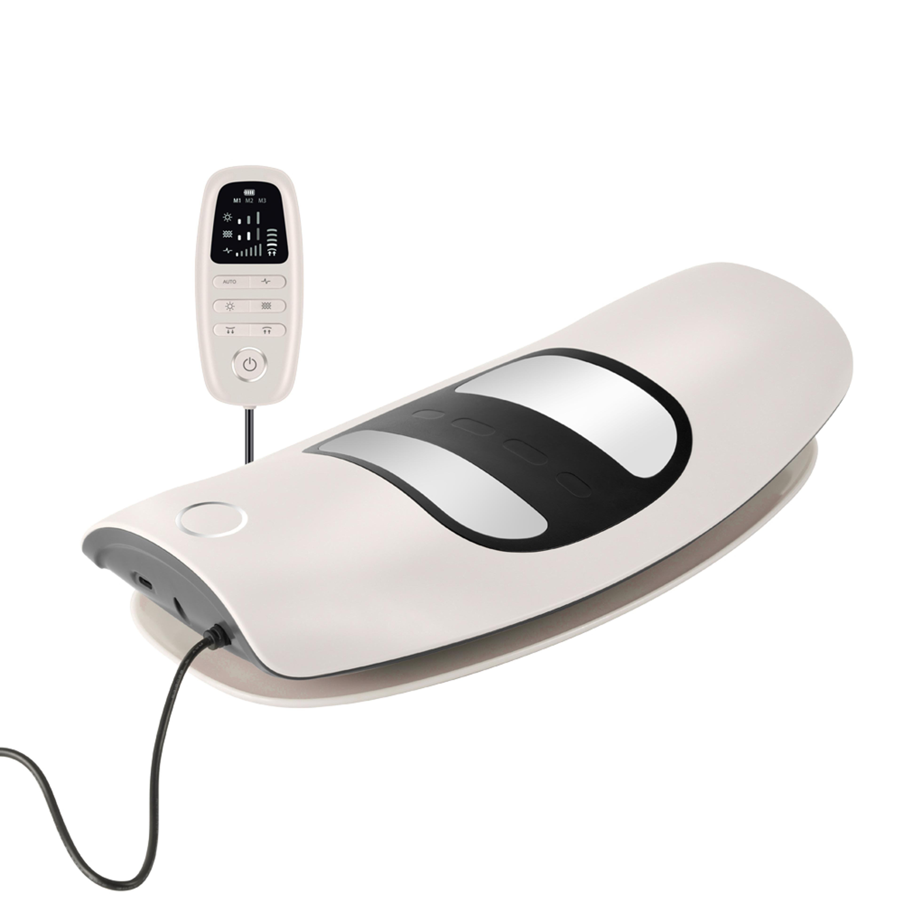 electric waist massage relax cushion, lumbar traction massager, ergonomically designed waist support pad