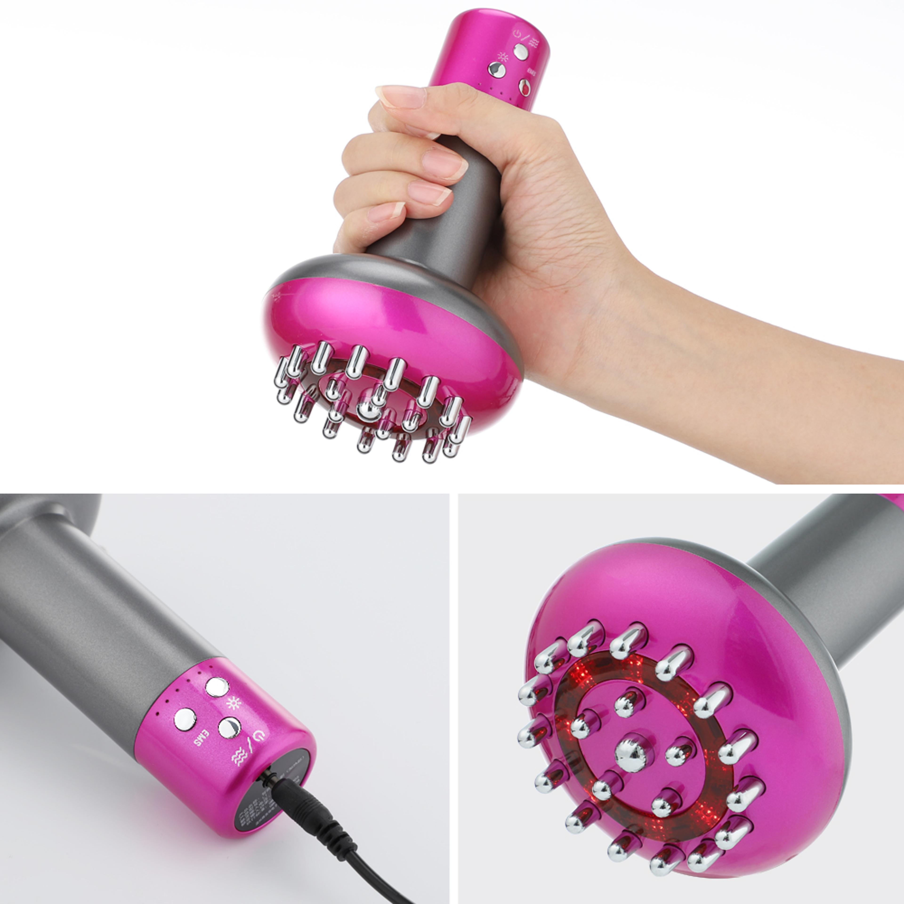 microcurrent body back massager, anti cellulite heating meridian massage
