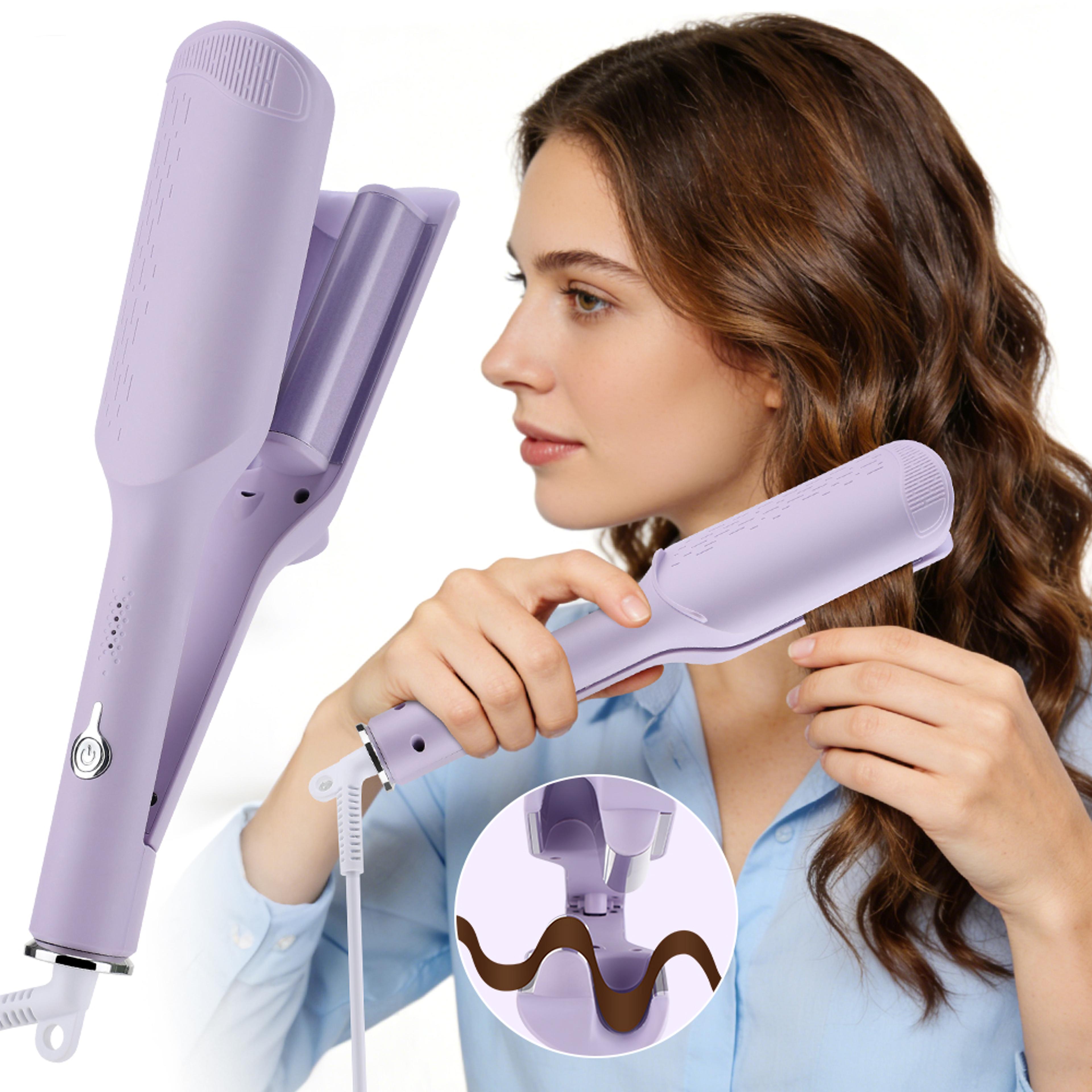 electric hair curler tool, egg roll lasting styling, deep wave curling iron, 4 adjustable temperatures, fast heating