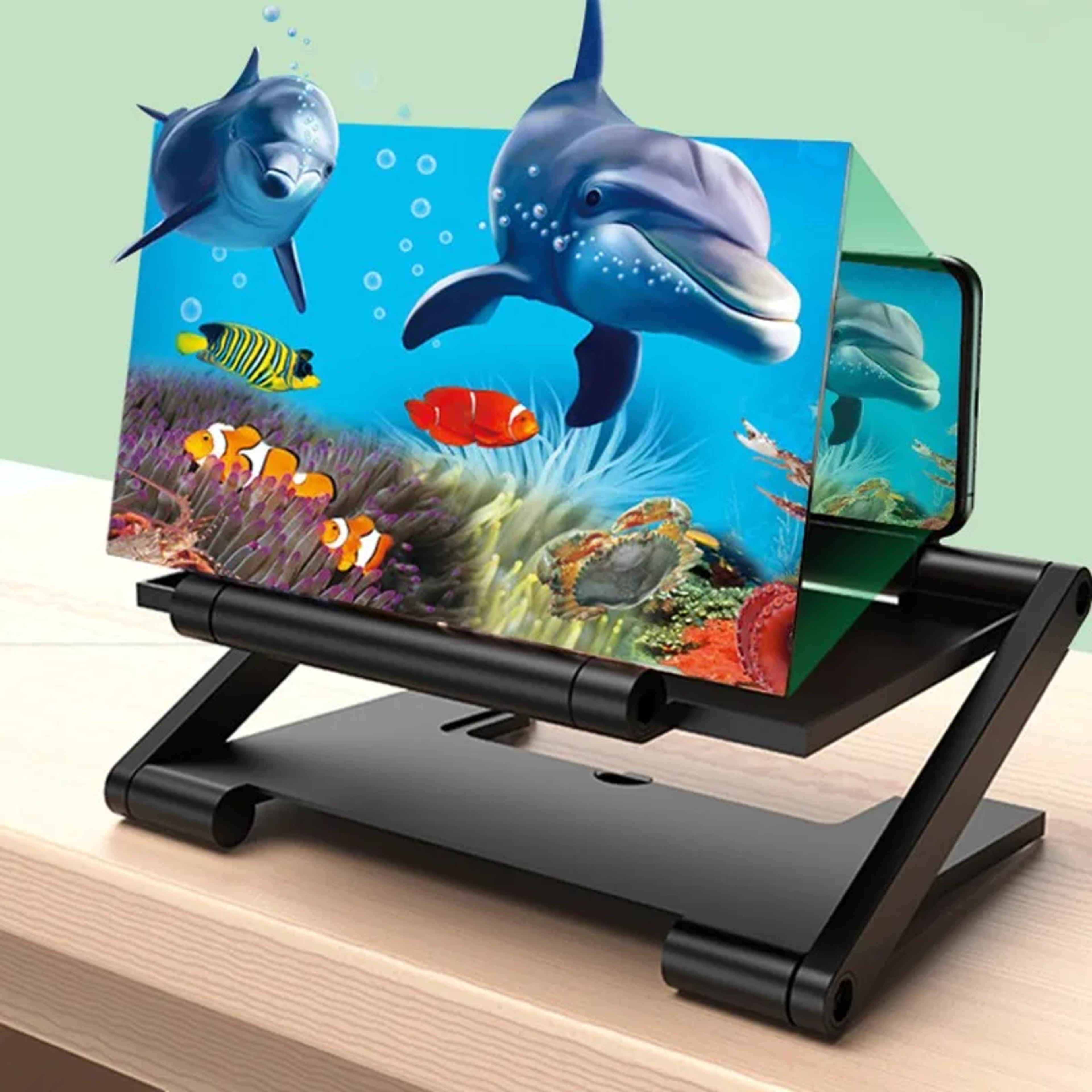 mobile phone screen 3d amplifier, video magnifier hd expander projector, smart phone display magnifying bracket