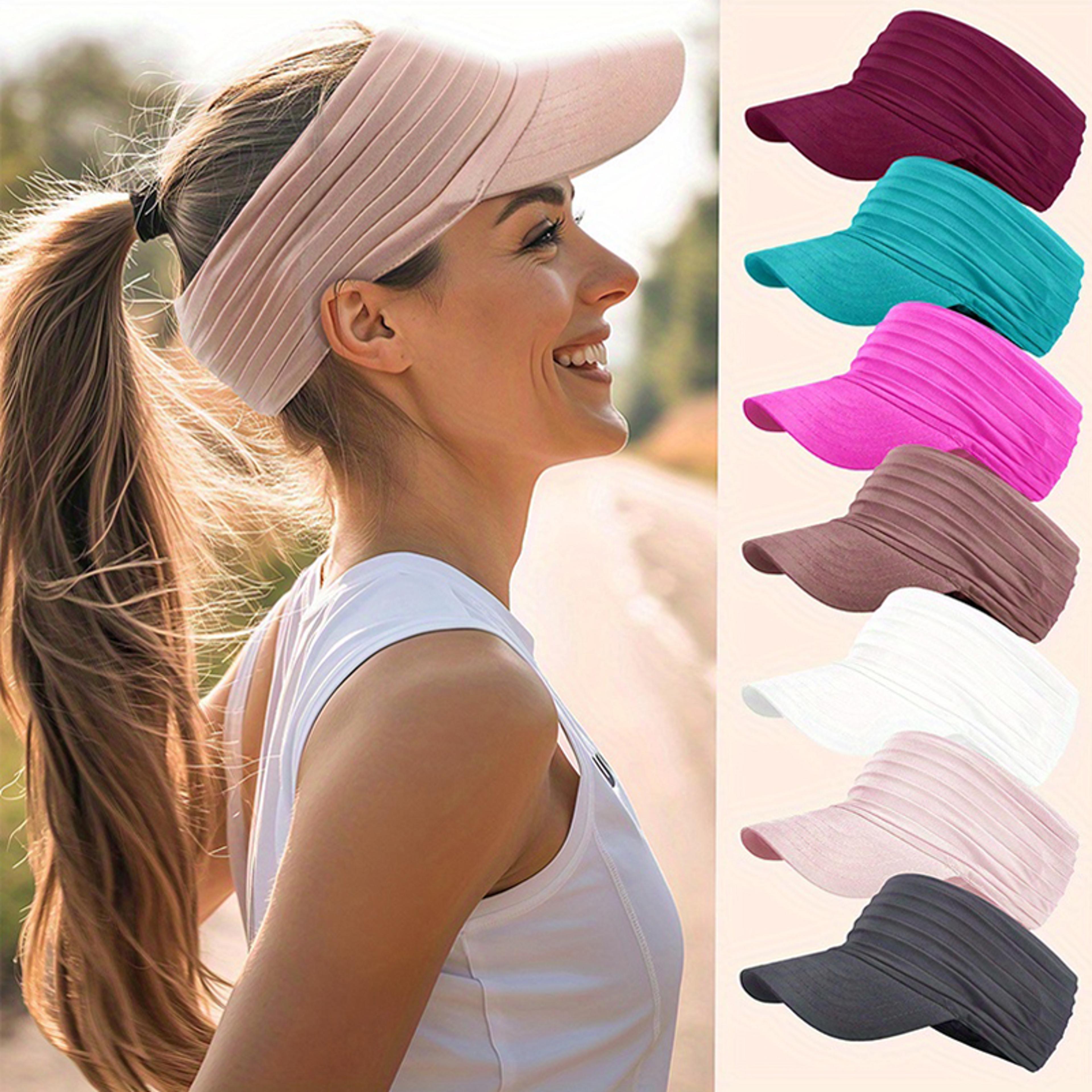 outdoor men's and women's sports quick drying sun hat, spring and summer empty top running duckbill hat