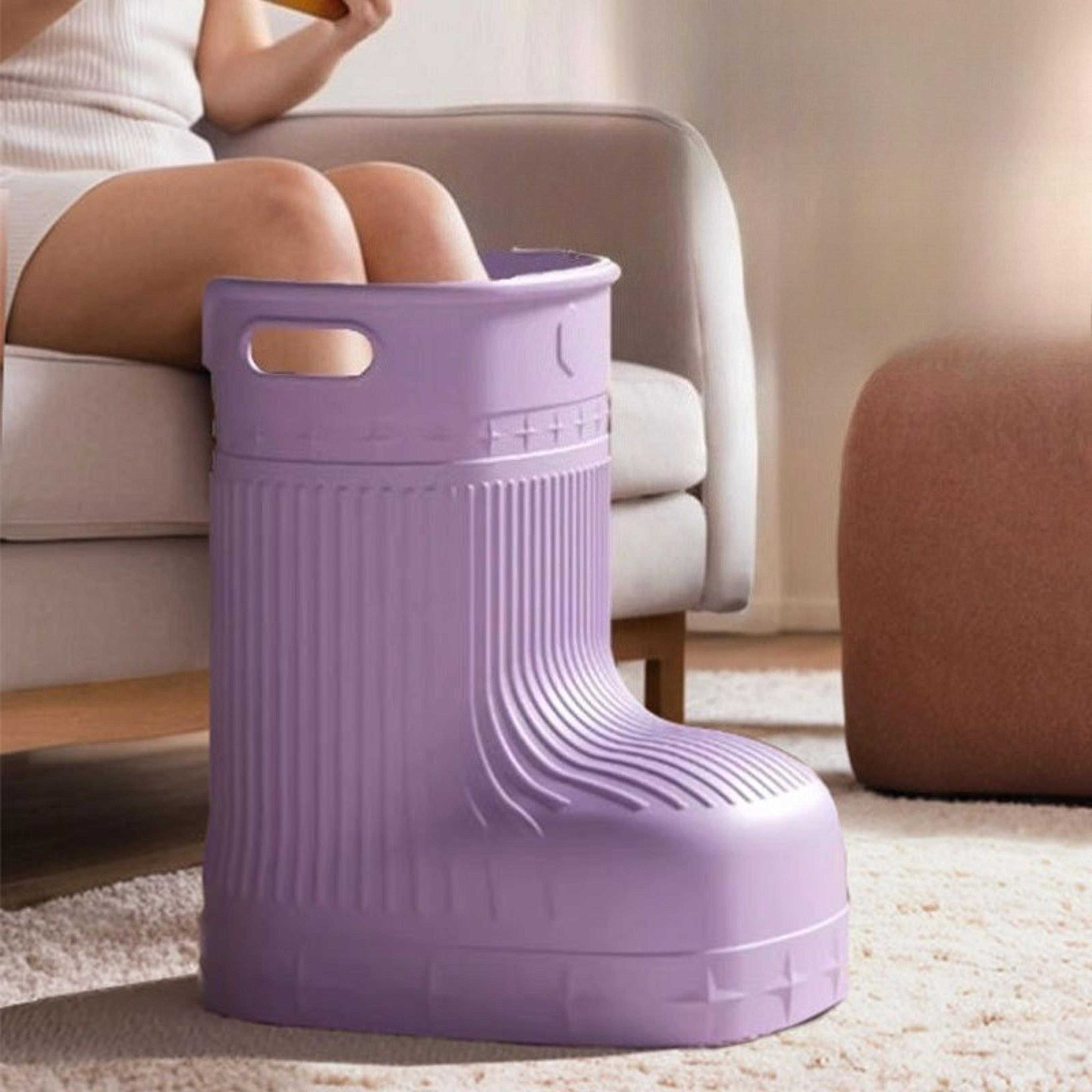 environmentally friendly foot soaking bucket, over the knee massage bucket for adults and kids