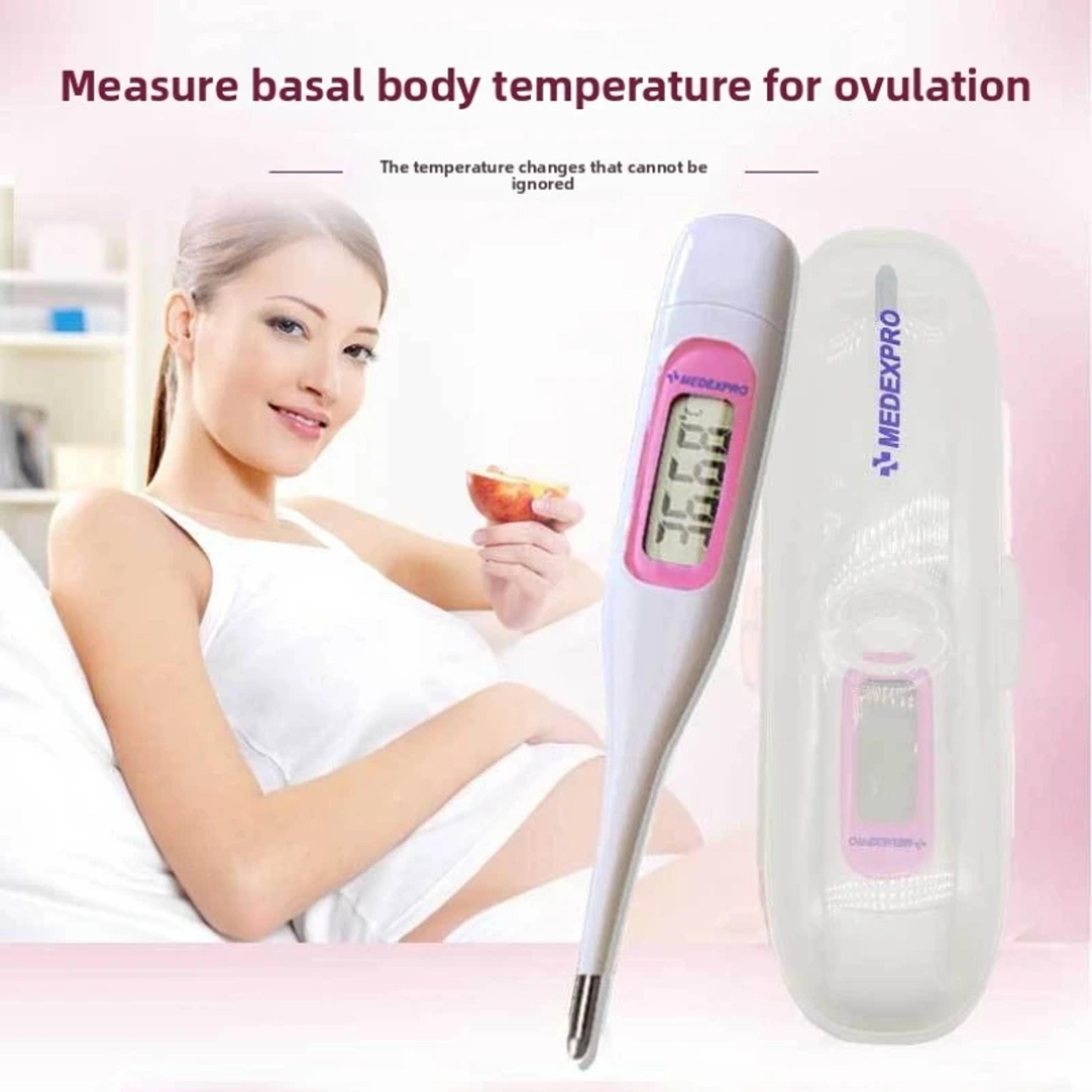 medical home electronic thermometer for measuring body temperature, preparing for pregnancy, ovulation accuracy