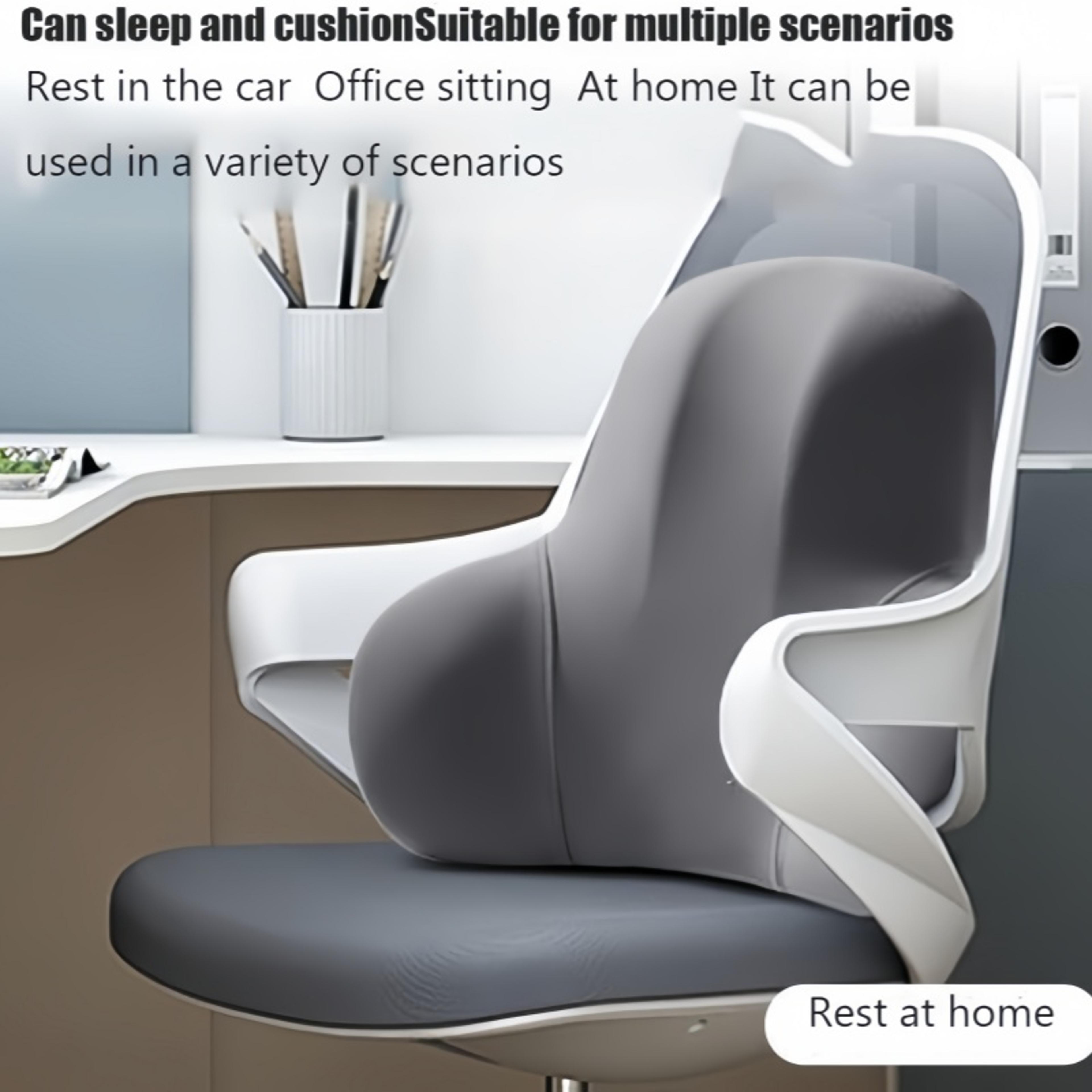 memory foam lumbar back cushion for car, office, gaming chairs, and postpartum pain relief