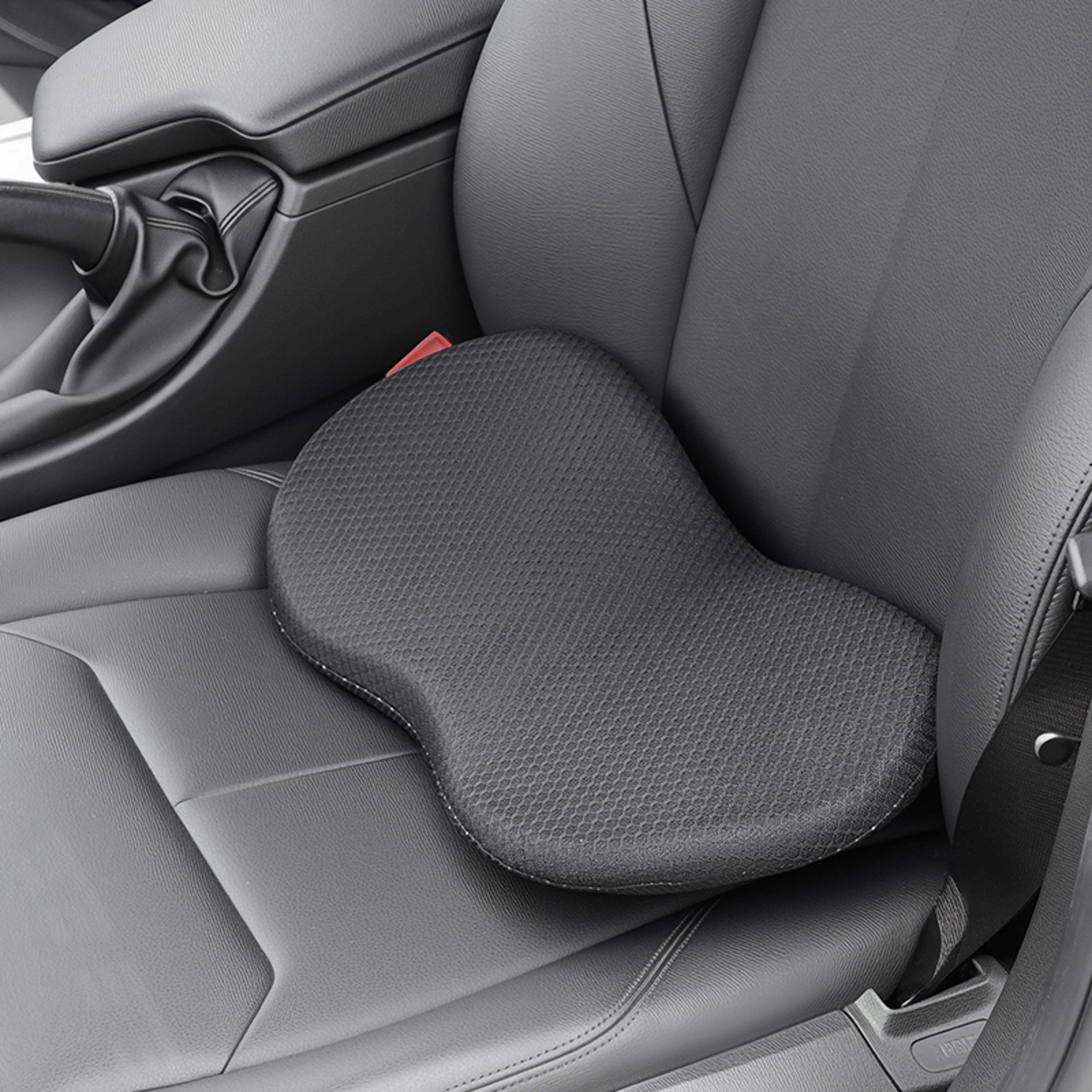 car seat cushion memory foam, mini cushion to increase height, butt seat cushion for comfort