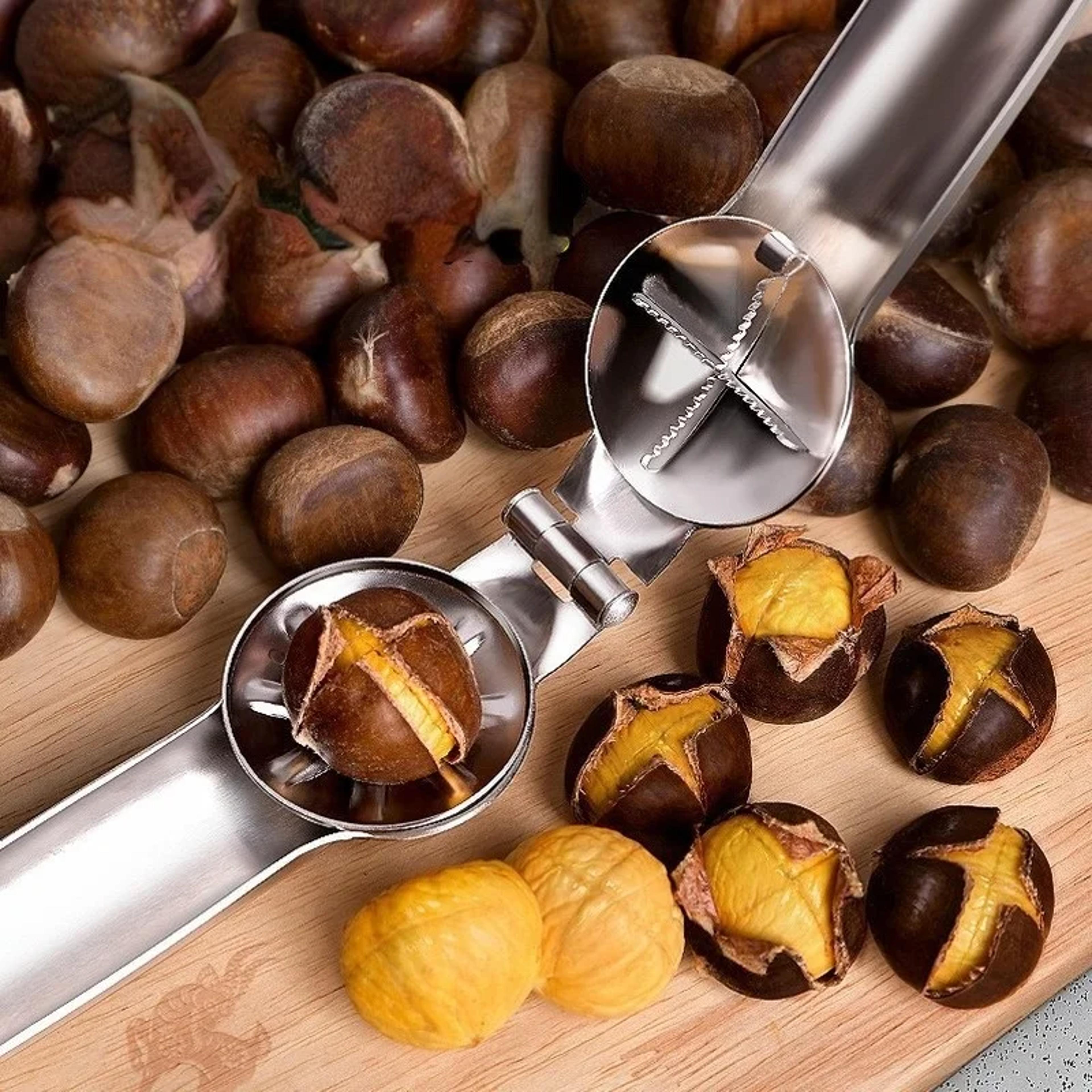 chestnut nut cutter, stainless chestnut machine, kitchen accessories, chestnut opener