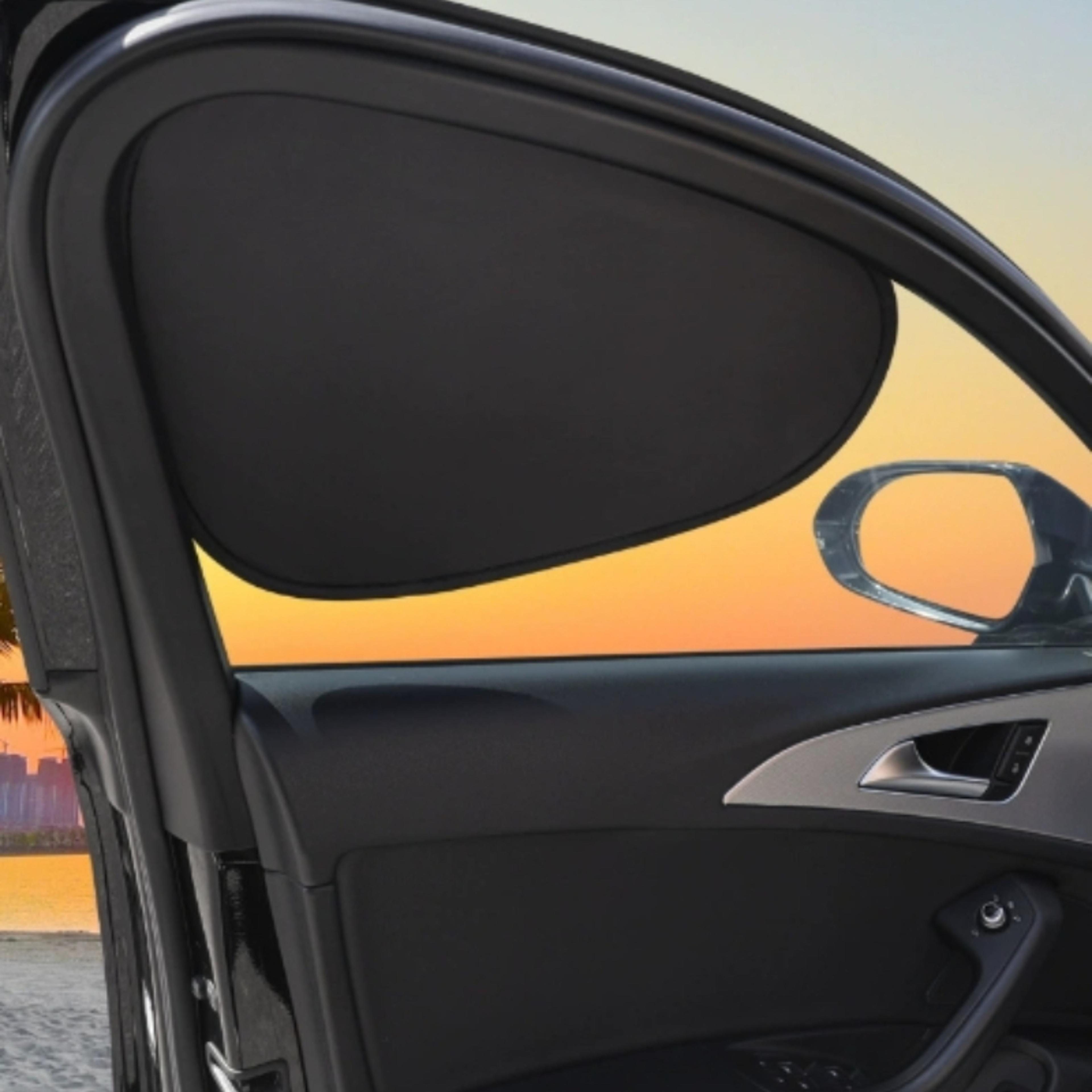 privacy sunshade for car, four piece set of electrostatic adsorption window sunshade for camping