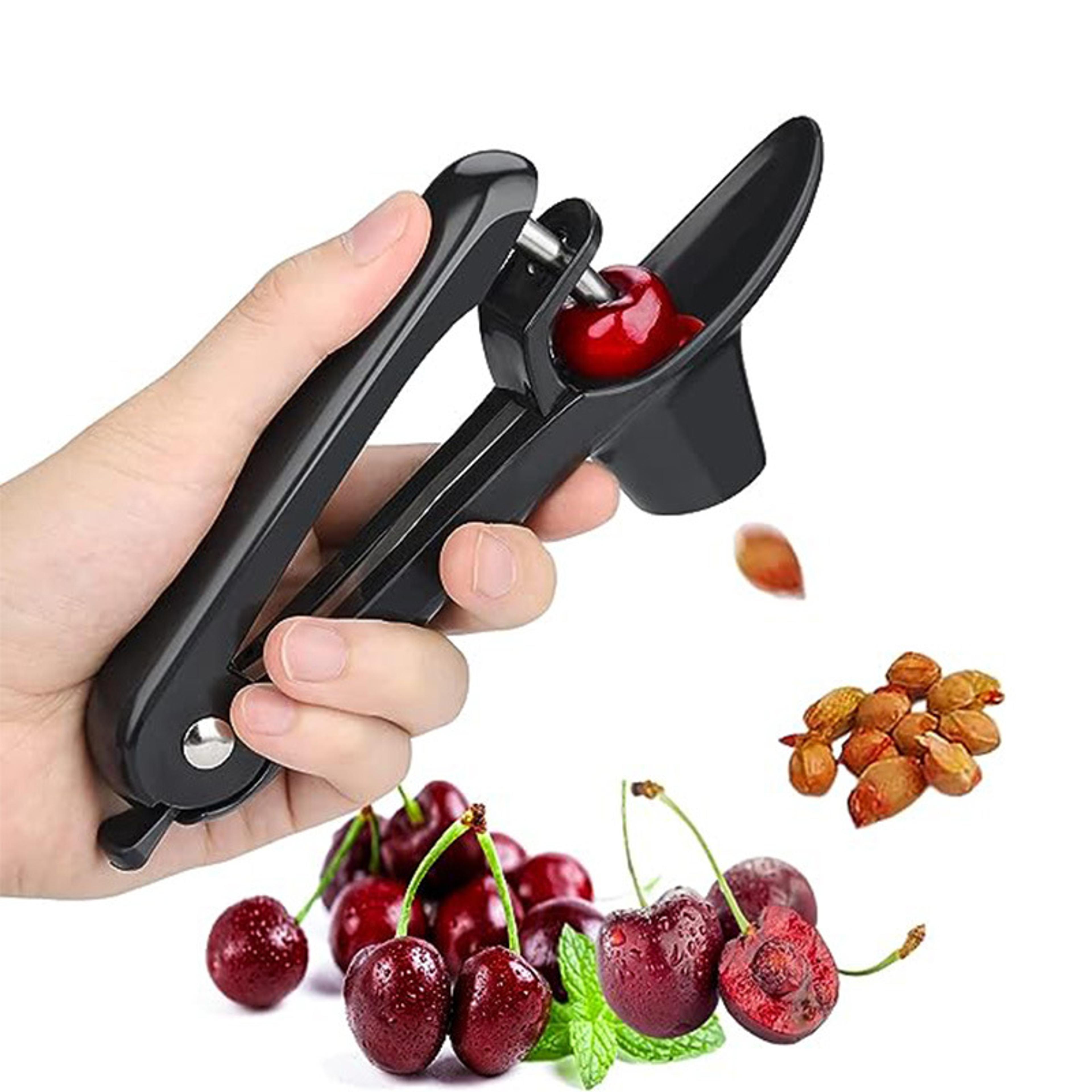 press-on olive and cherry coring tools, multi-function stainless steel kitchen gadget seed remover