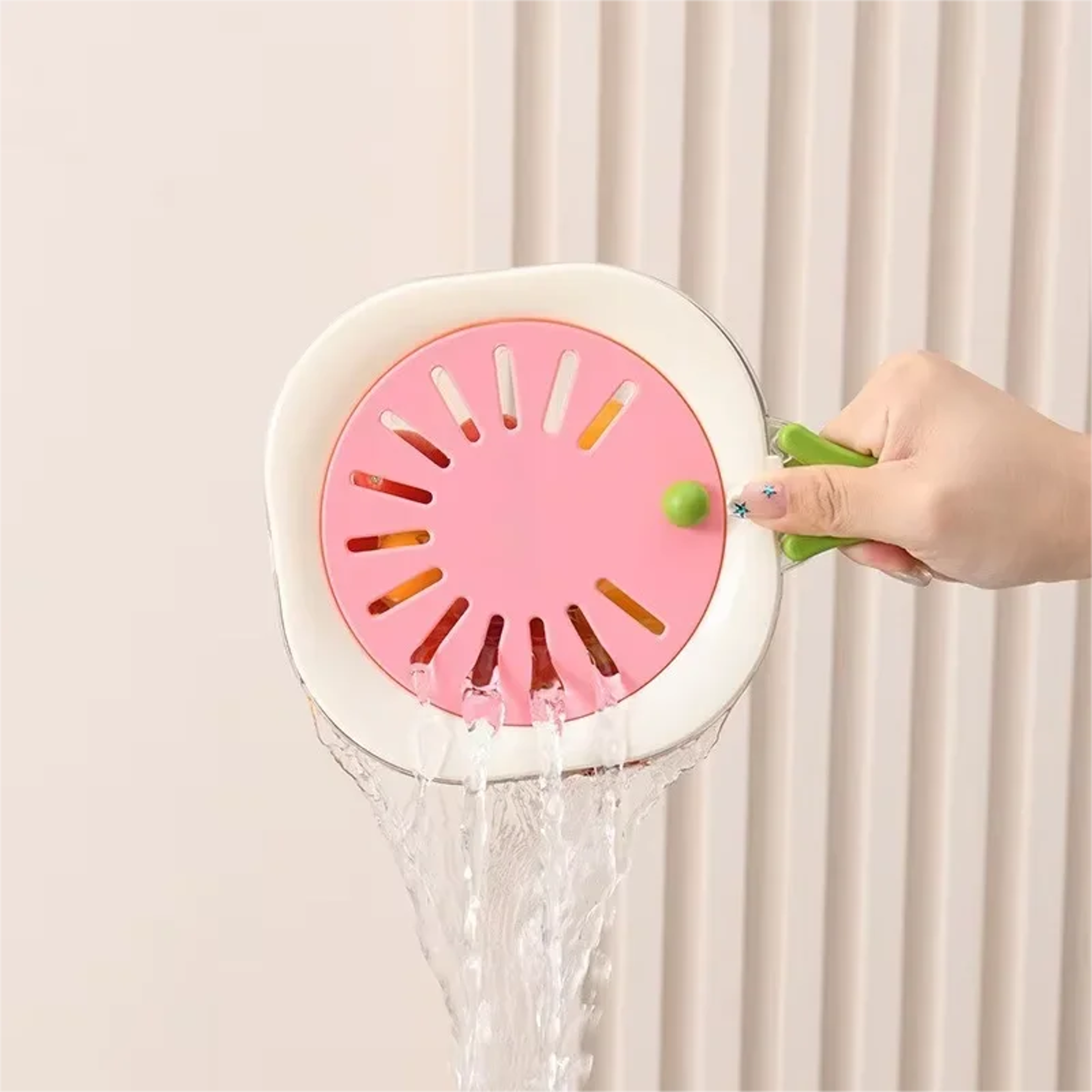 hand cranked fruit spinner, reusable kitchen drain gadgets, vegetable lettuce salad washer, dry dehydrator for household