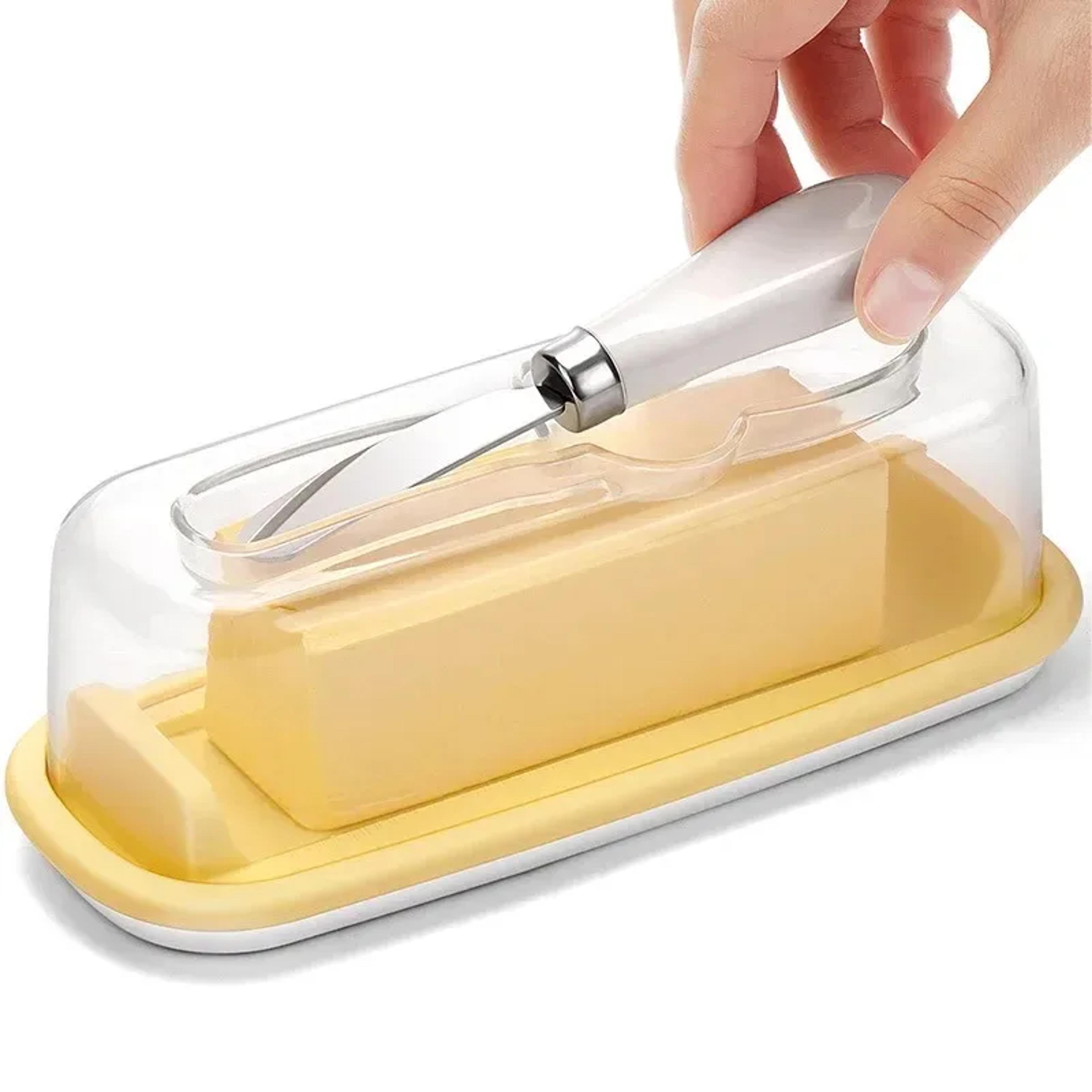 butter dish with lid, plastic cheese storage container, fresh keeping box
