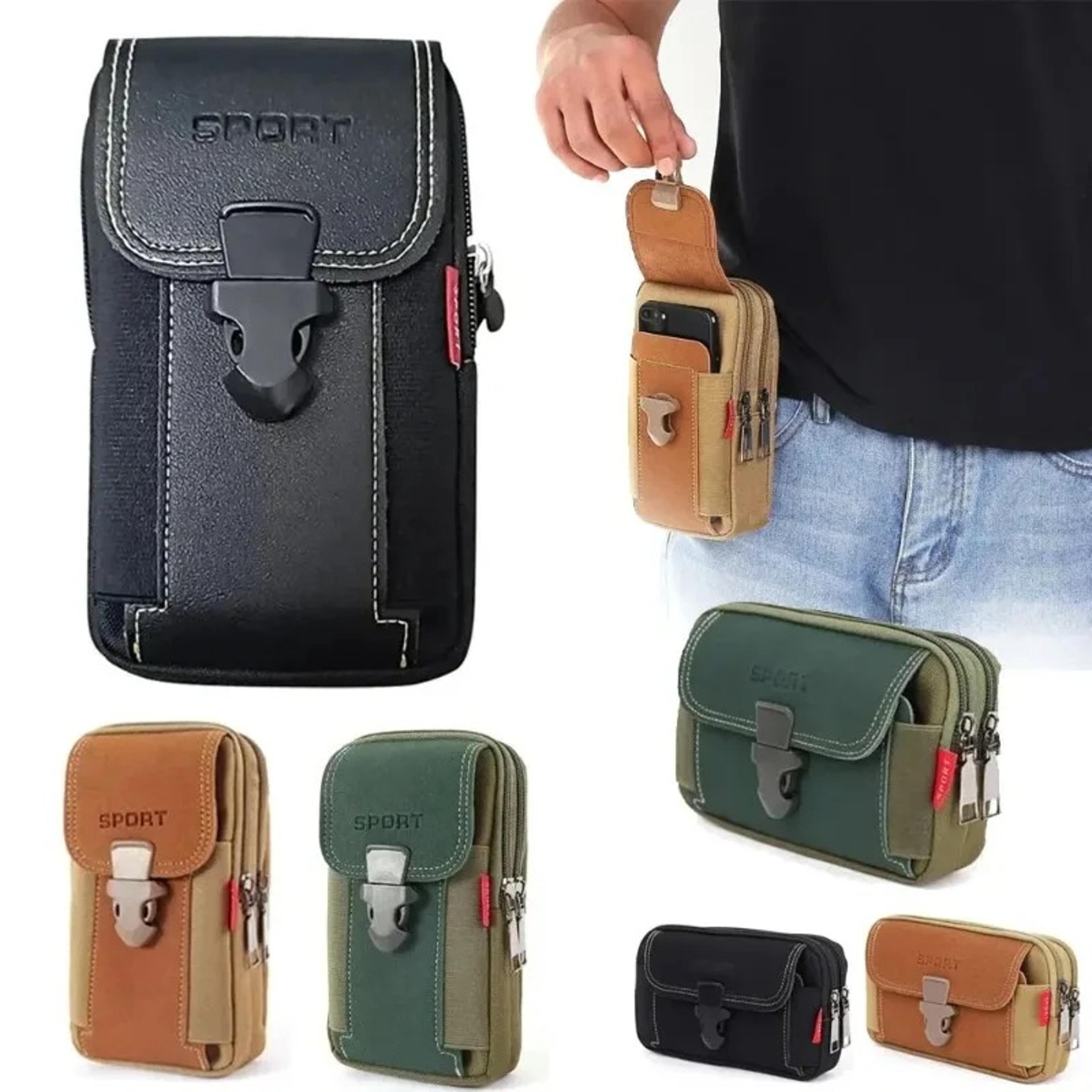 mobile phone bag, waist bag, small tactical belt backpack for storing phones, keys, and cards