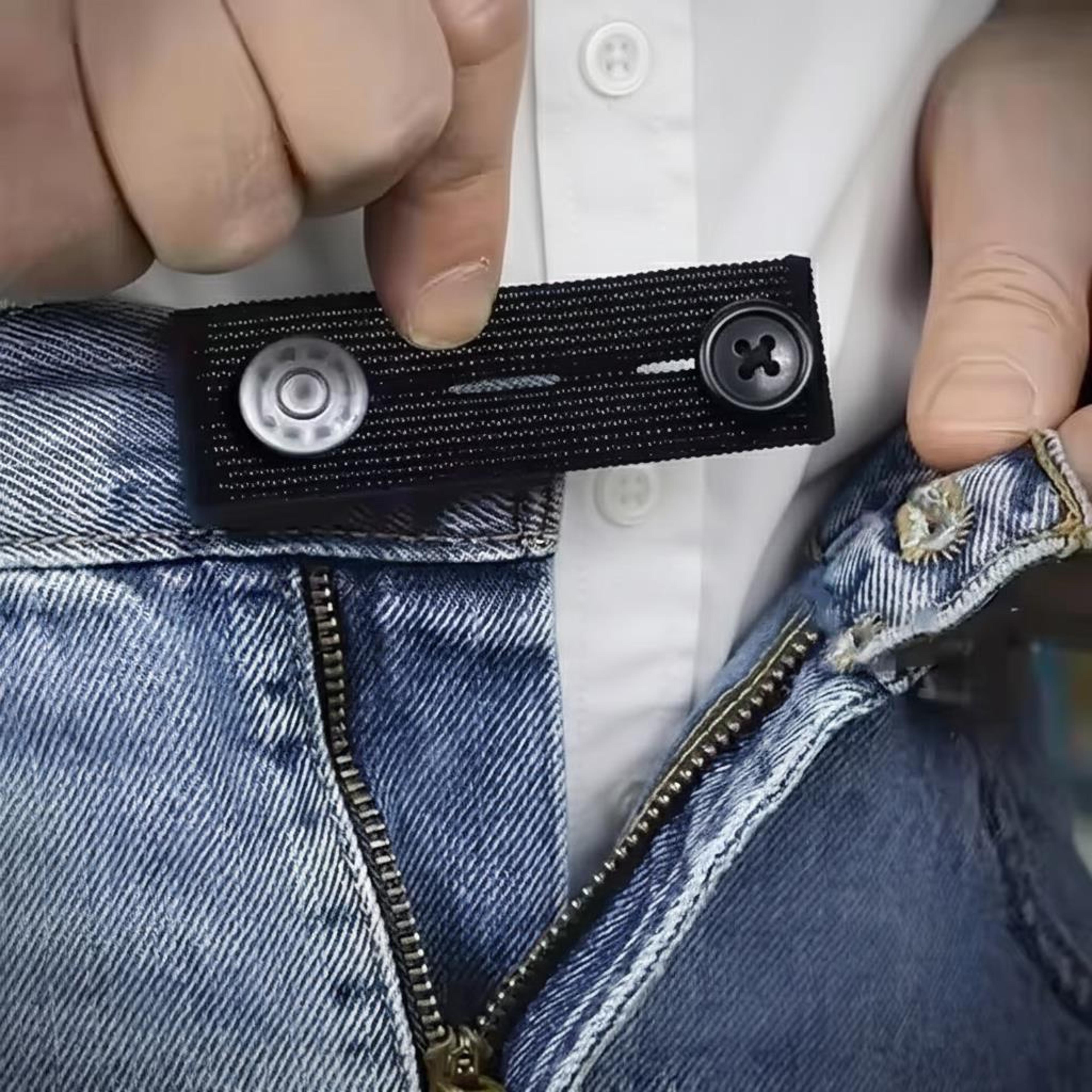 pant extender belt, unisex waist band, maternity button hooks, diy garment sewing supplies