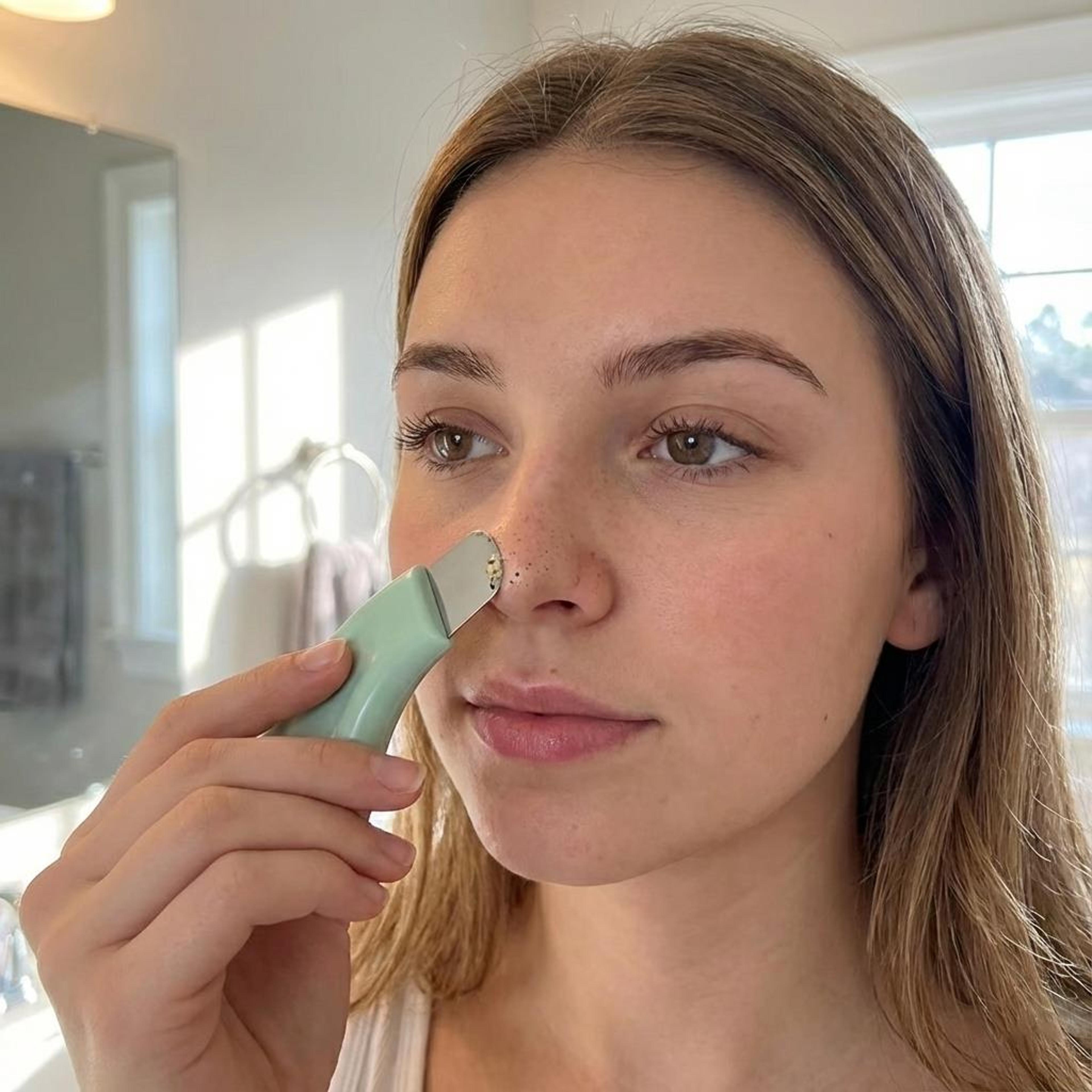nose and face skin pore cleaner, blackhead and whitehead removal tool, skin care tools for women
