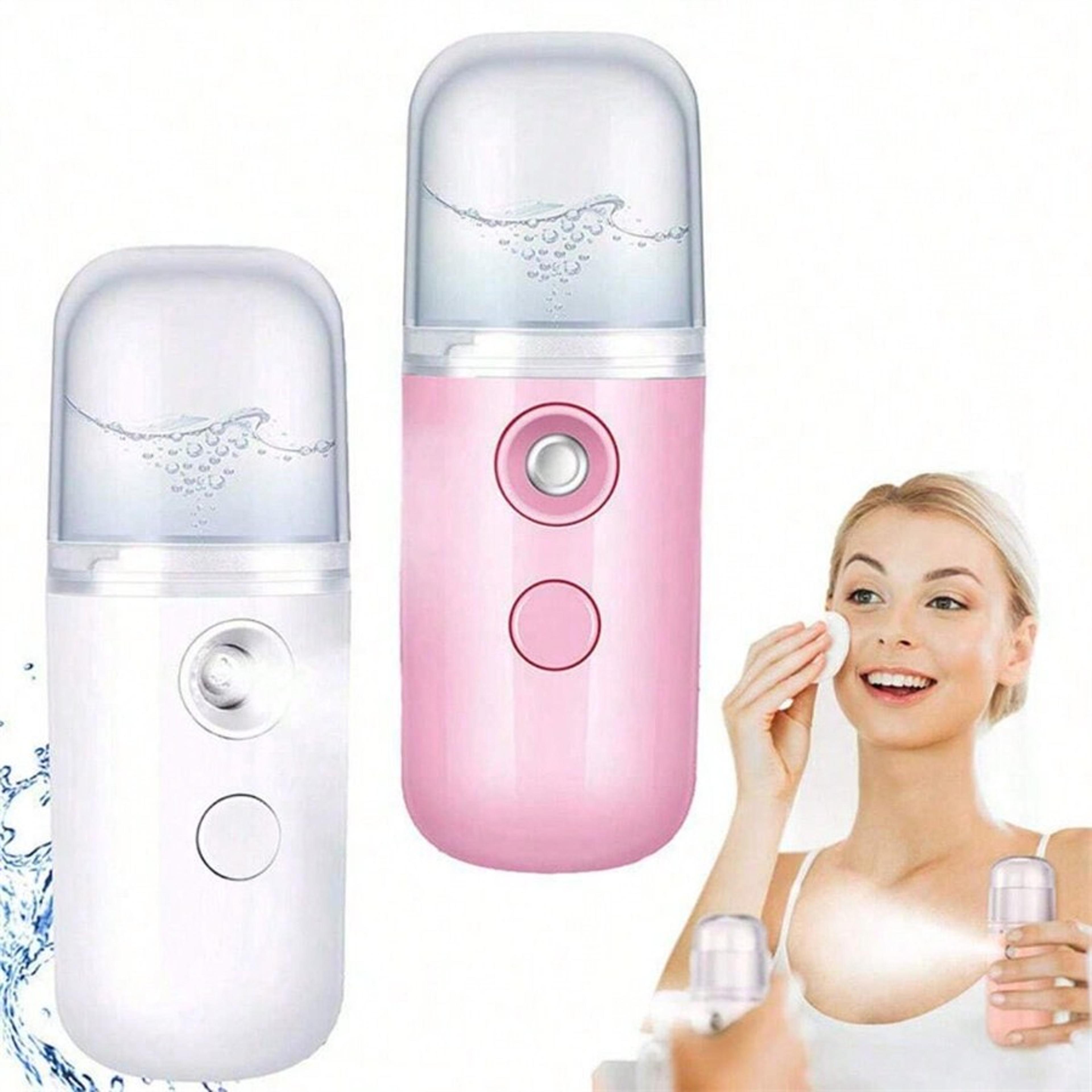 usb humidifier mini facial steamer, moisturizing face beauty tool for women