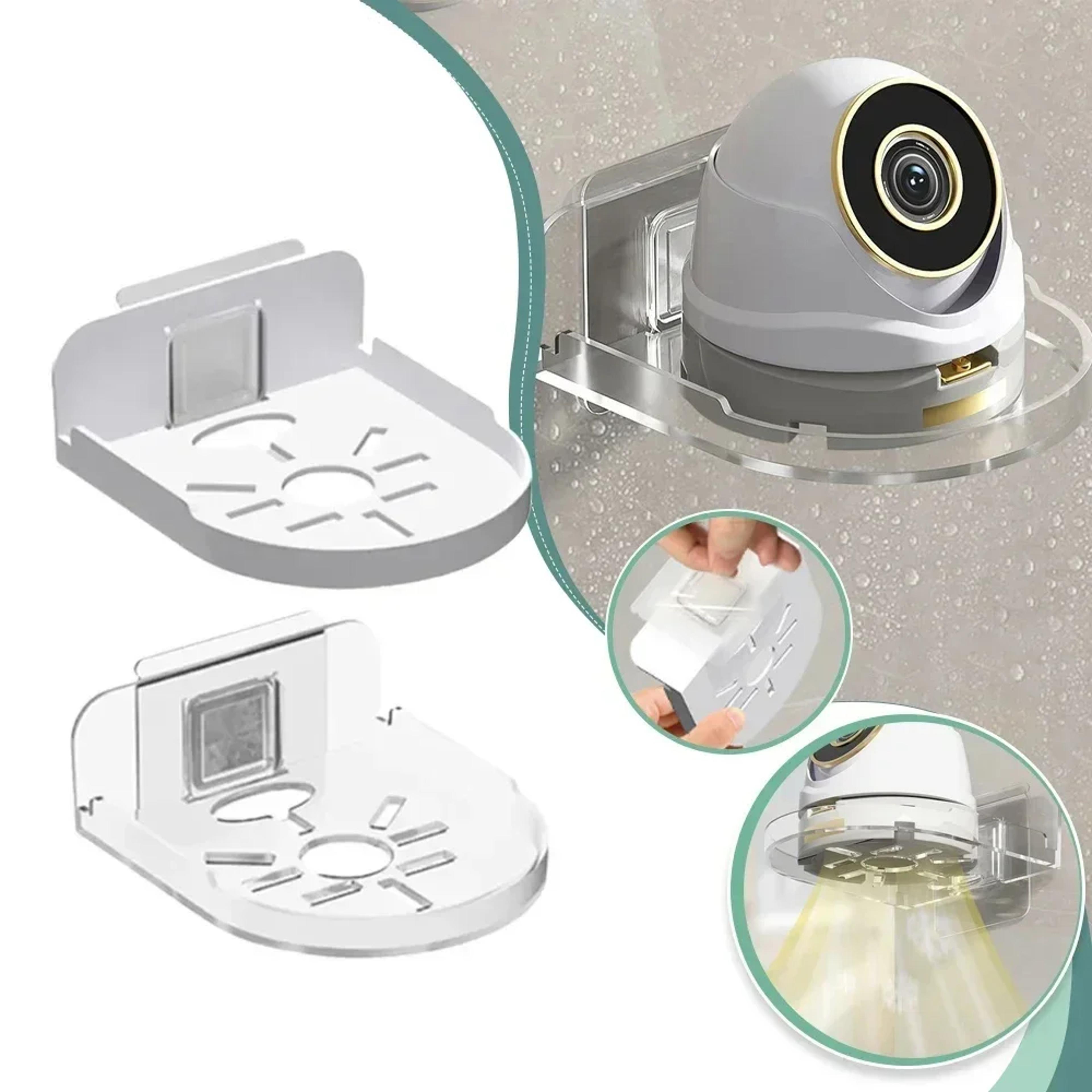 traceless wall-mounted camera stand, punch-free security surveillance bracket, self-adhesive drill-free fixer