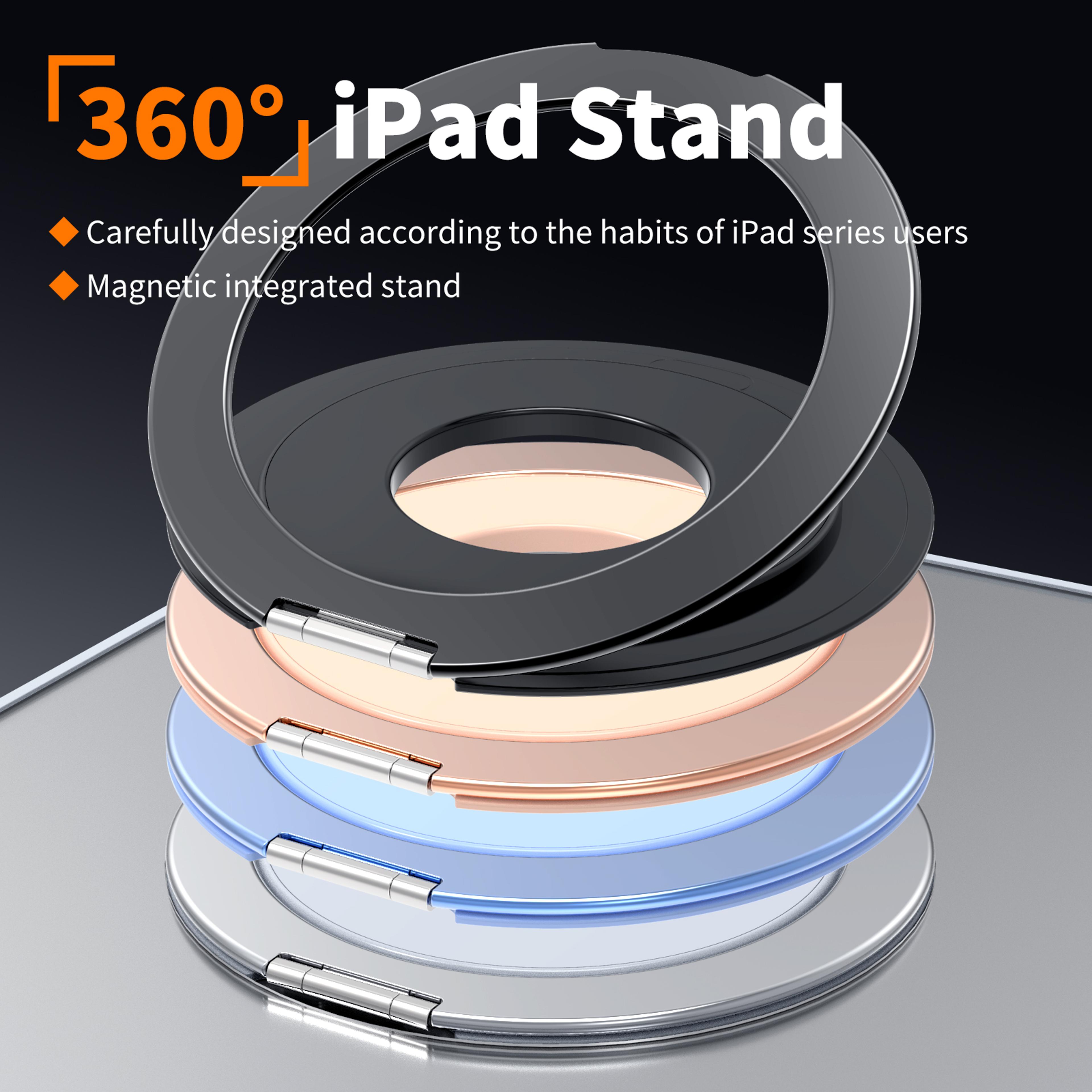 universal metal bracket stand, 360° rotating magnetic holder mount for tablets