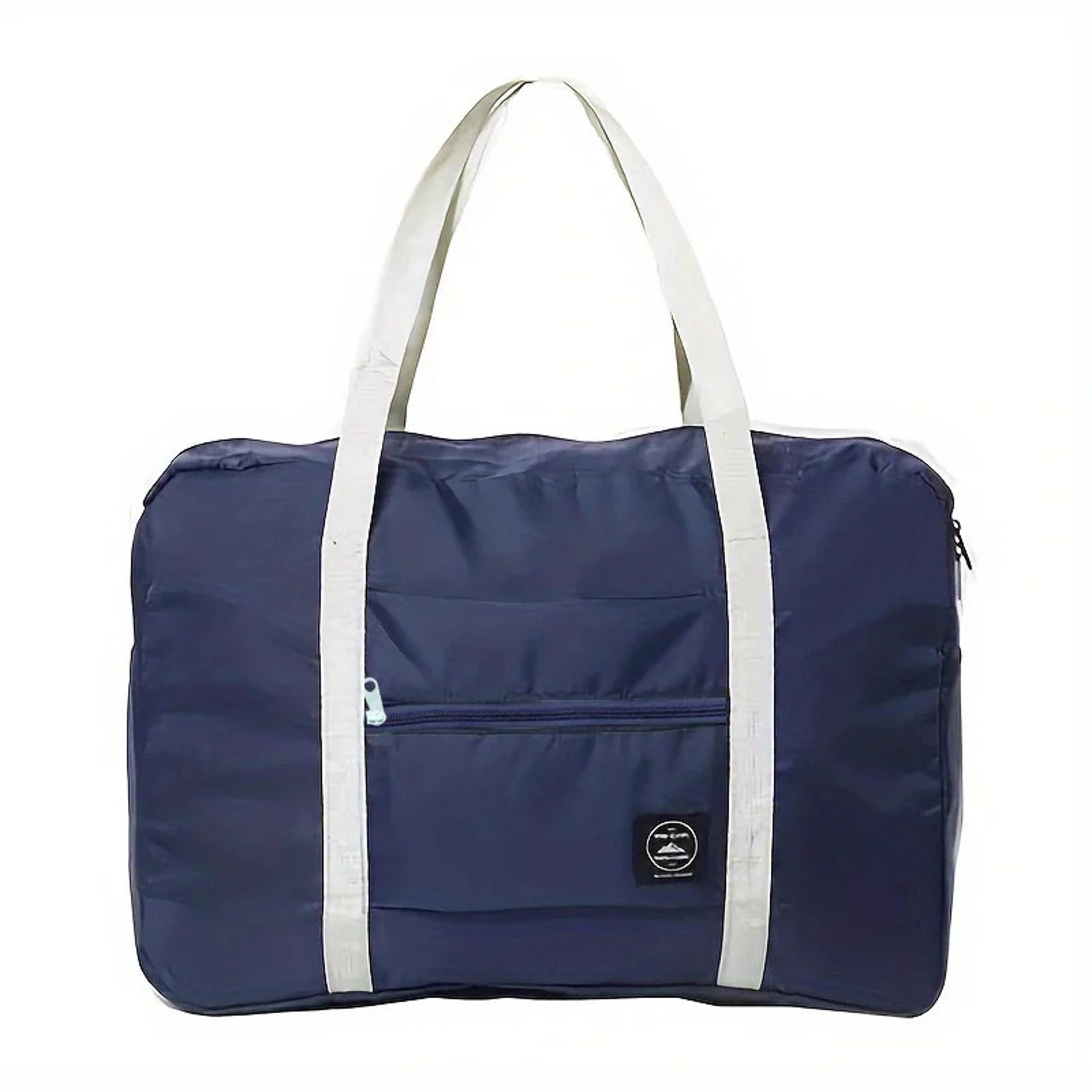 large capacity sports and fitness bag, portable and lightweight travel luggage bag, foldable handheld boarding bag