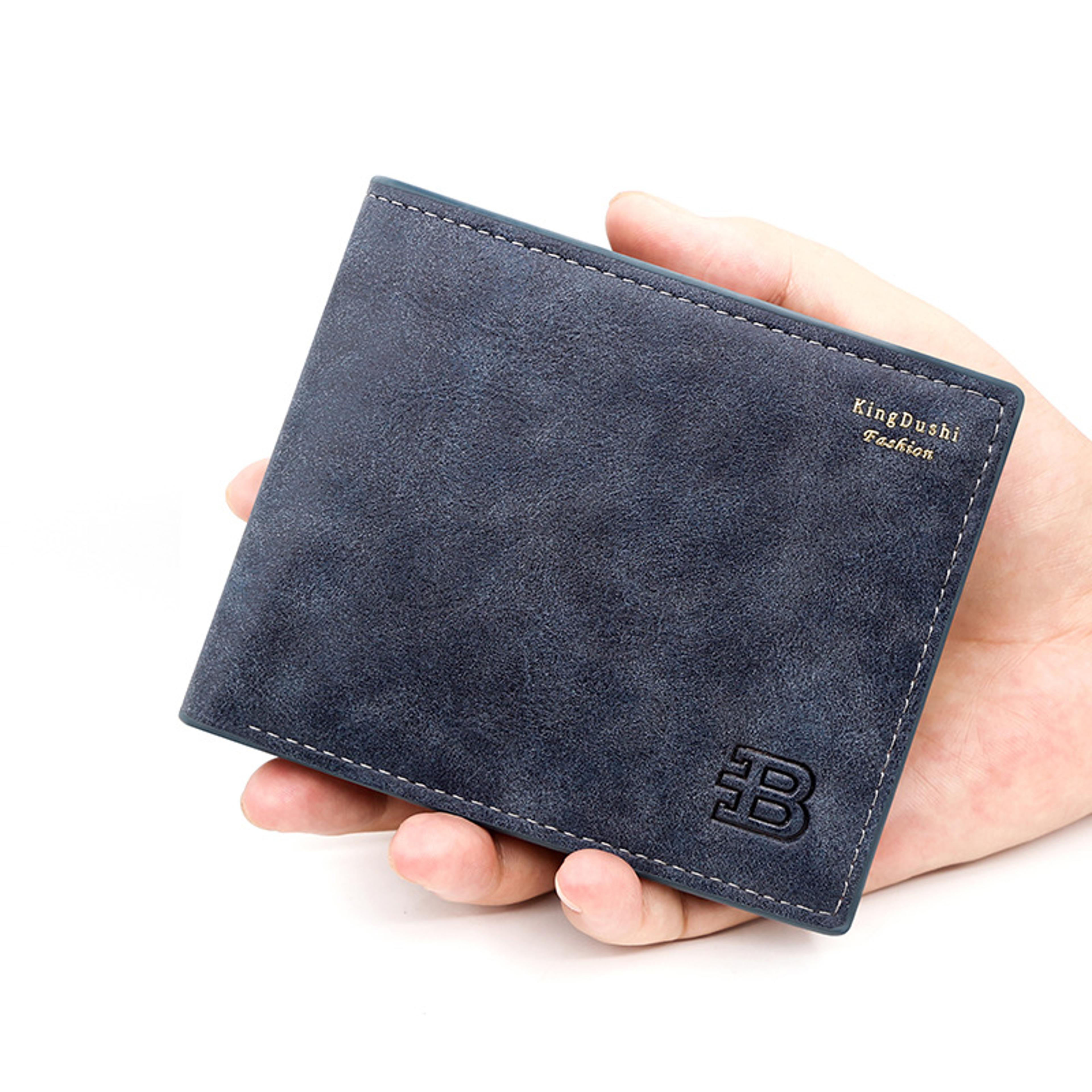 slim men's wallet, luxury coin pocket zipper, retro frosted card holder, high quality male purses