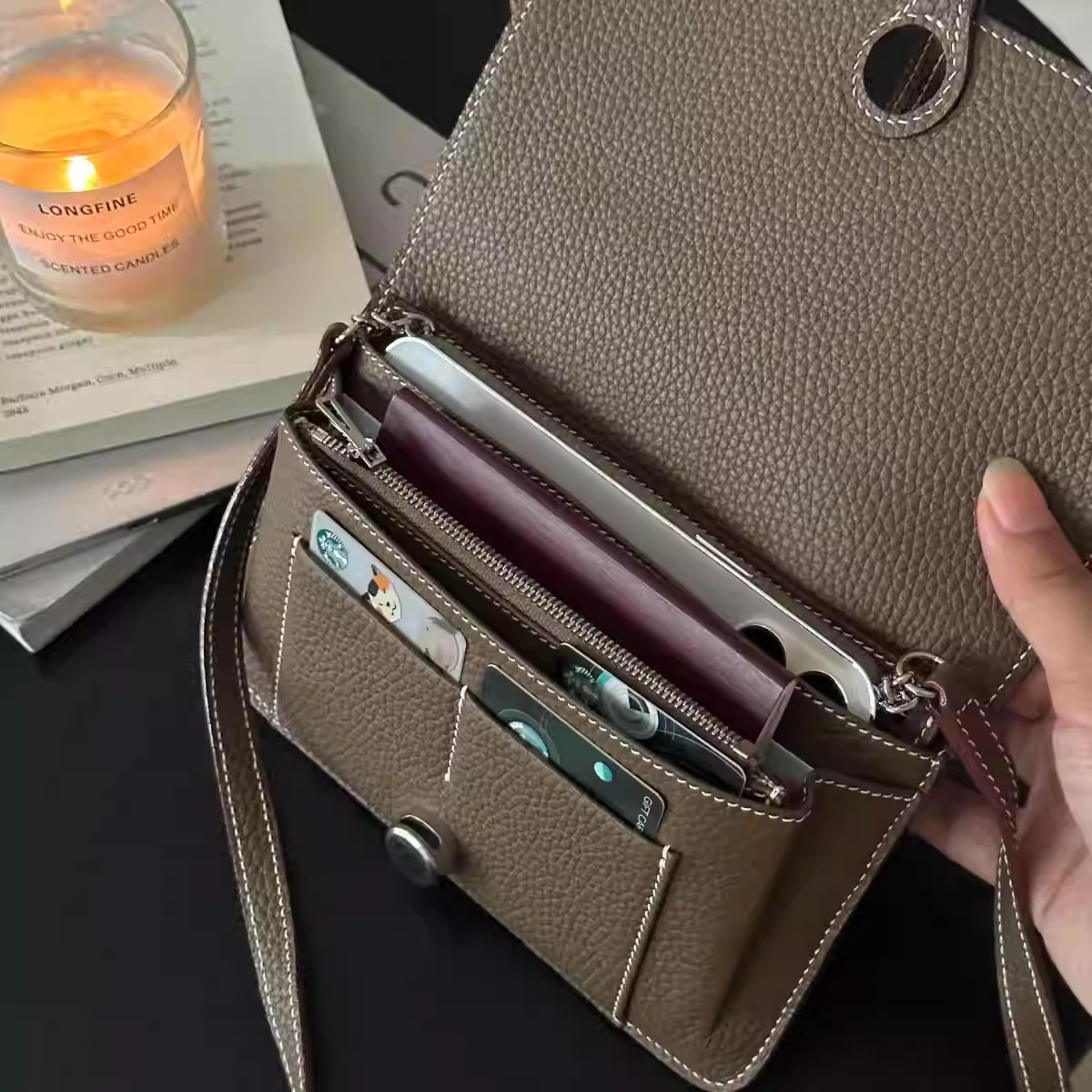convenient multifunctional passport card bag, new pu crossbody mobile phone bag, three in one and one handheld bank card