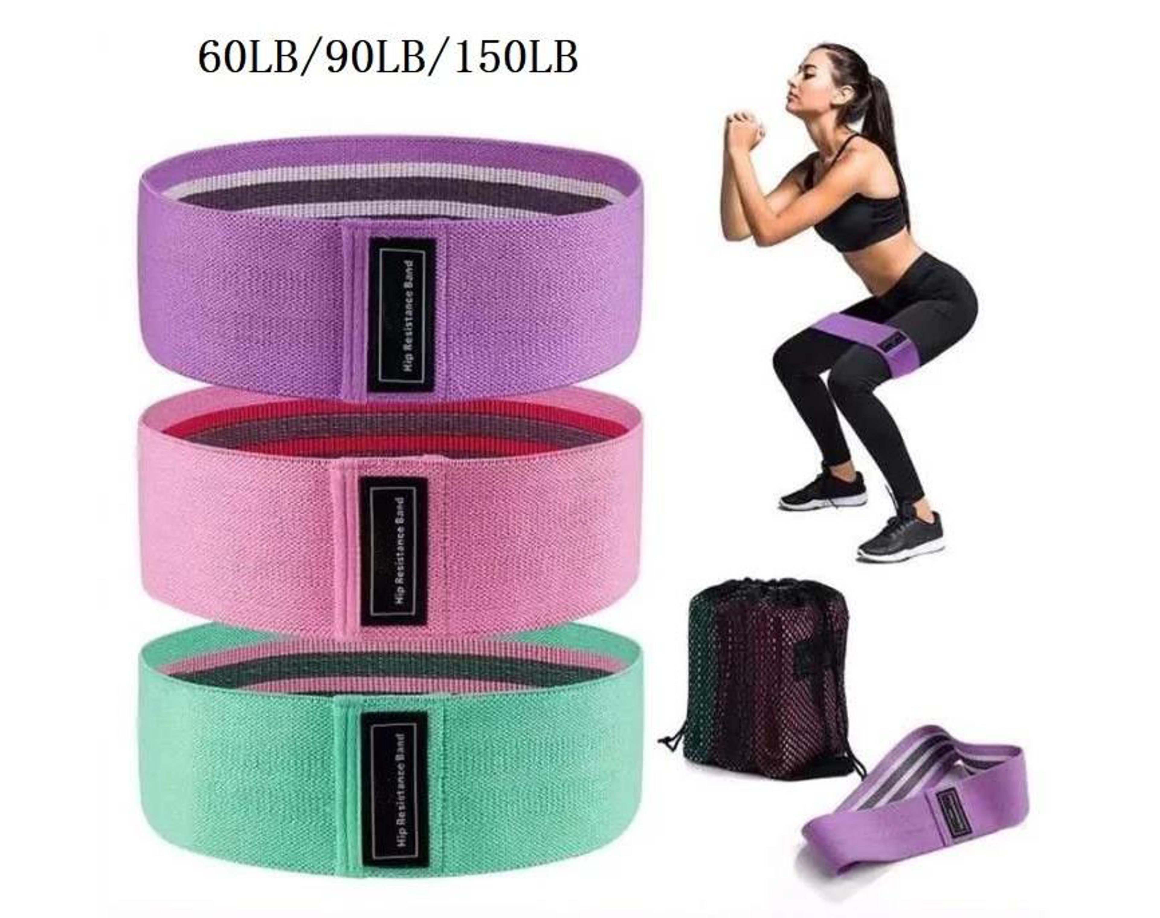 glute bands fabric resistance, stretchy hip booty bands, thigh fitness squat circle loops