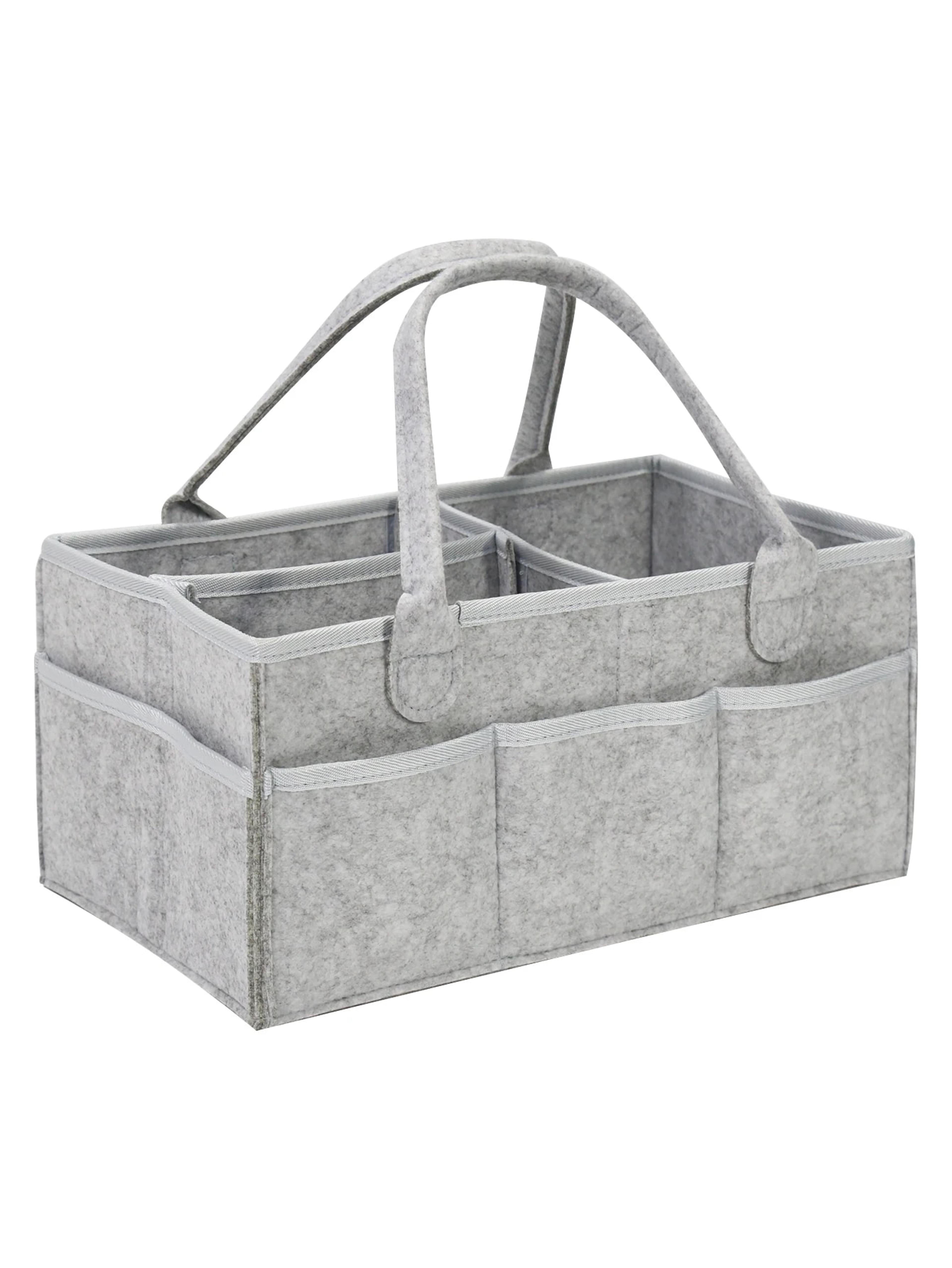 portable mom tote basket, thicken baby diaper hanging bags, stroller accessories organizer