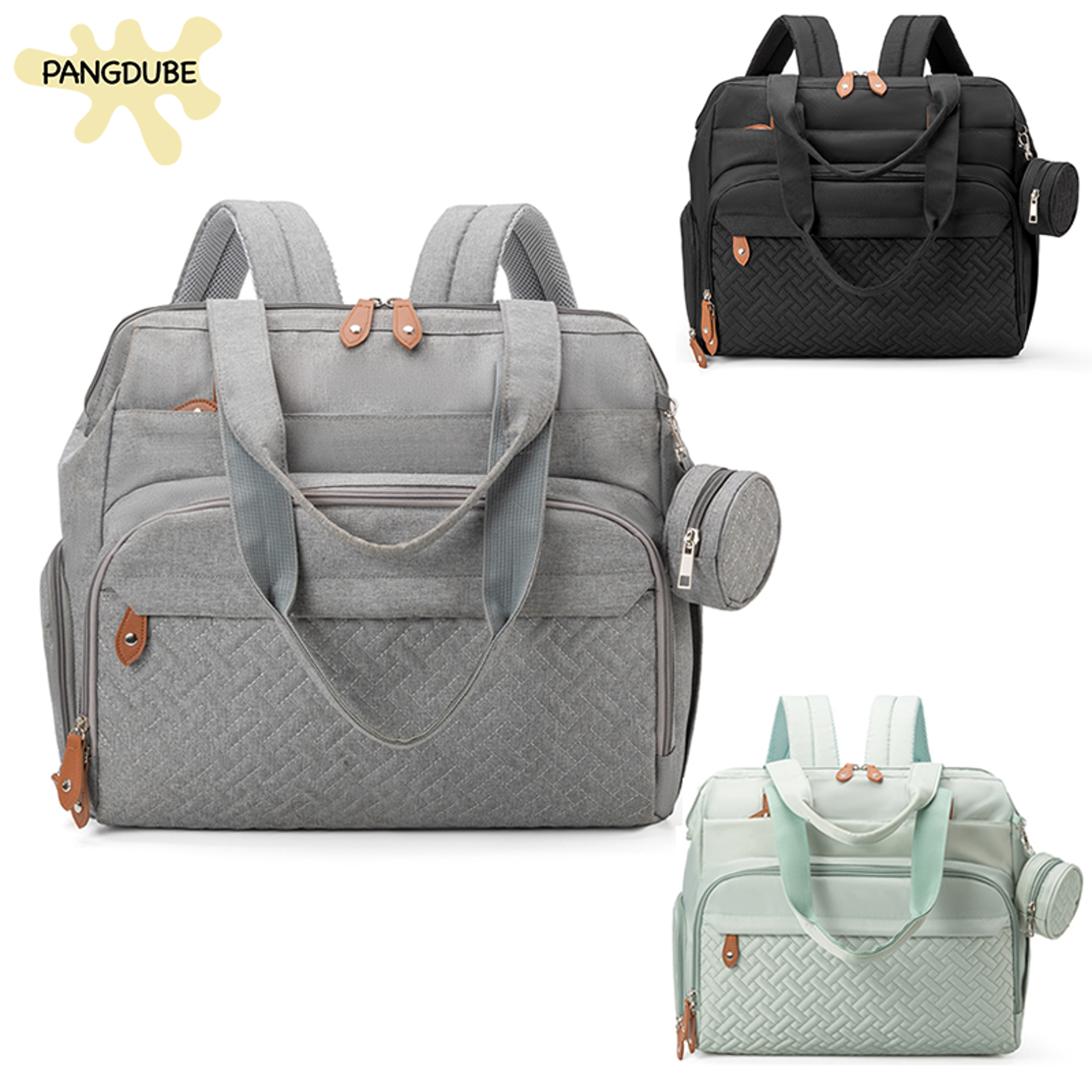 maternity backpack for mommy, large size mom dad baby diaper bags with pacifier bag, nappy bag for baby things