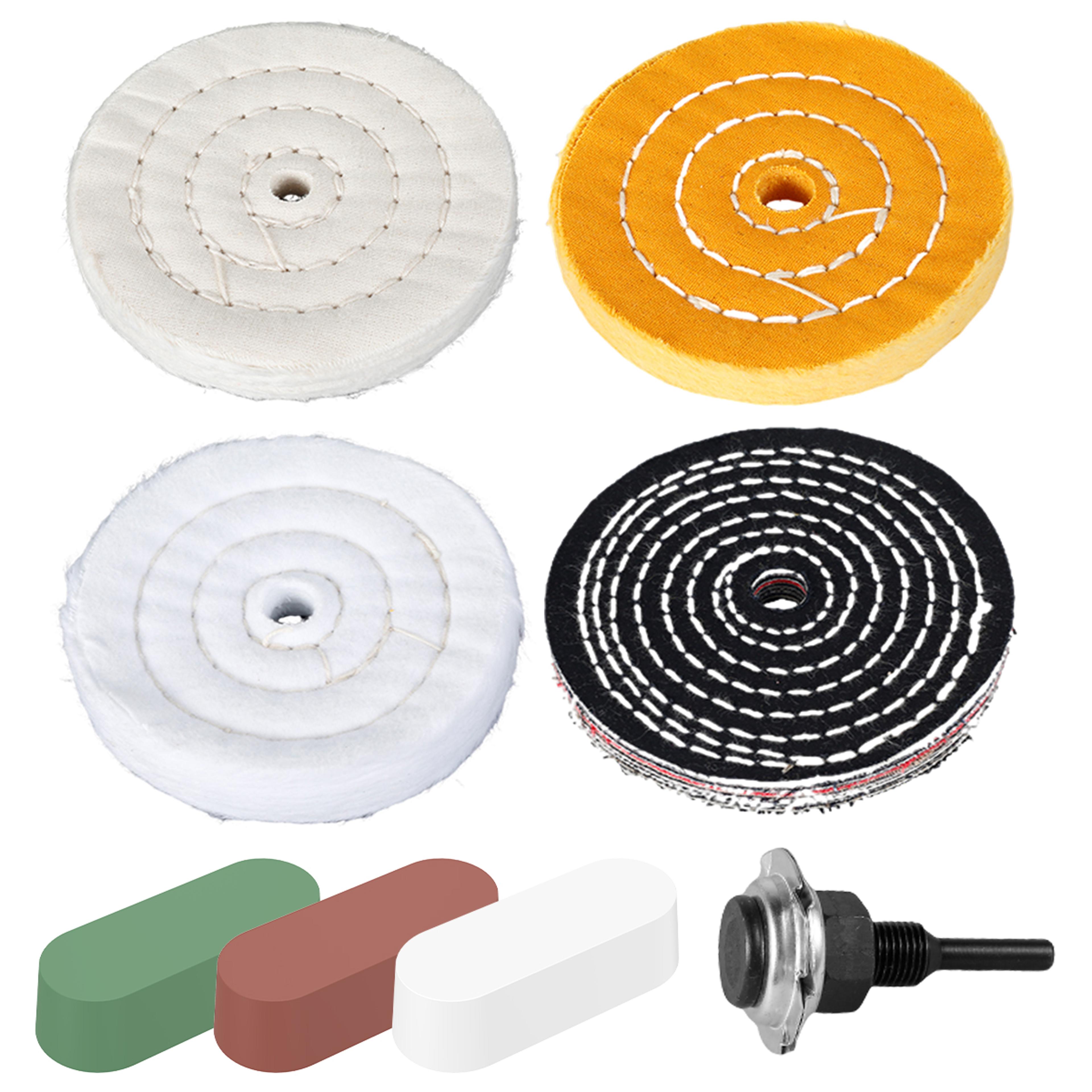 gold silver jewelry buffing wheel, polishing wheel wear resistant cloth for grinder power tool accessories