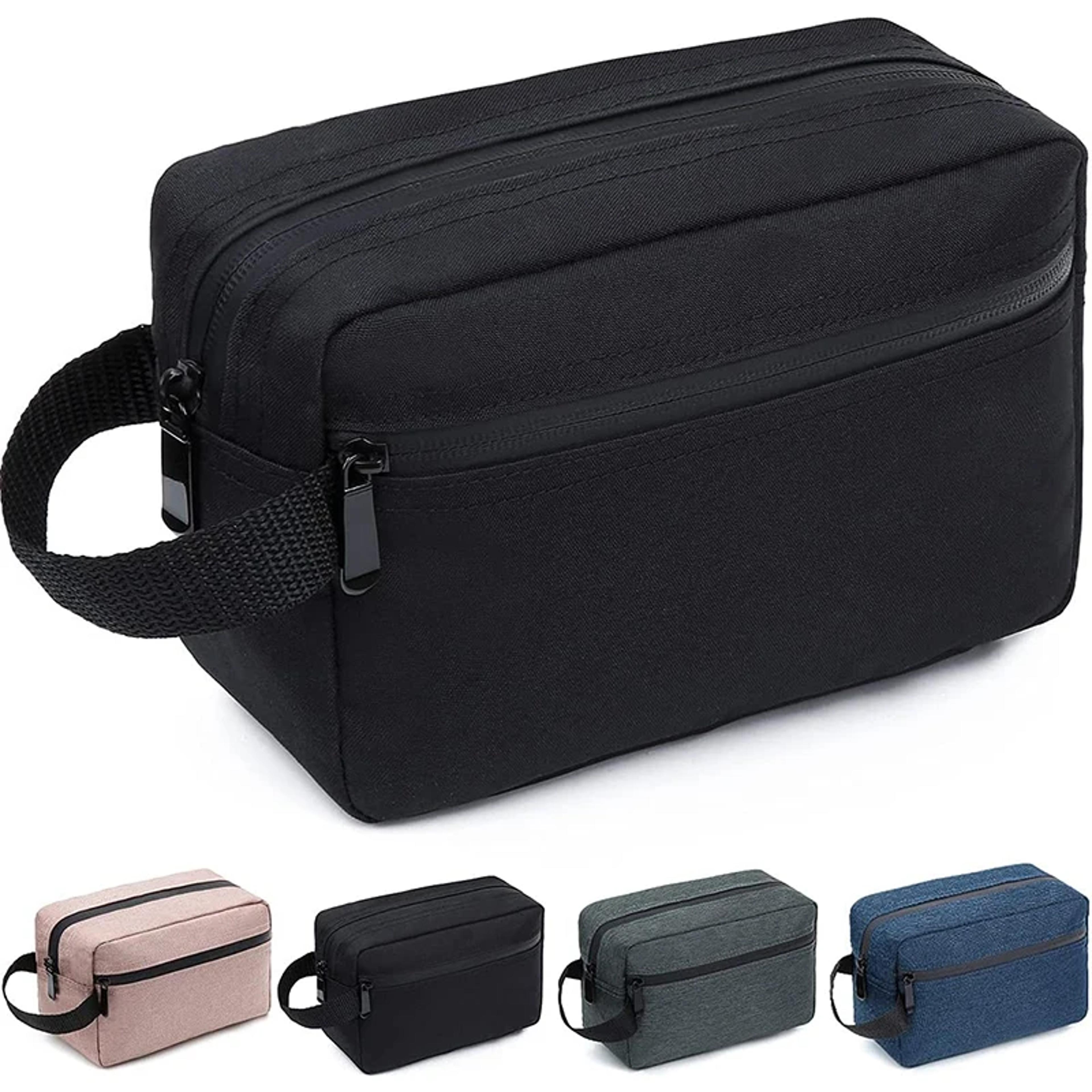 waterproof travel cosmetic bag, fashion storage handbag pouch for women & men, toiletry kit