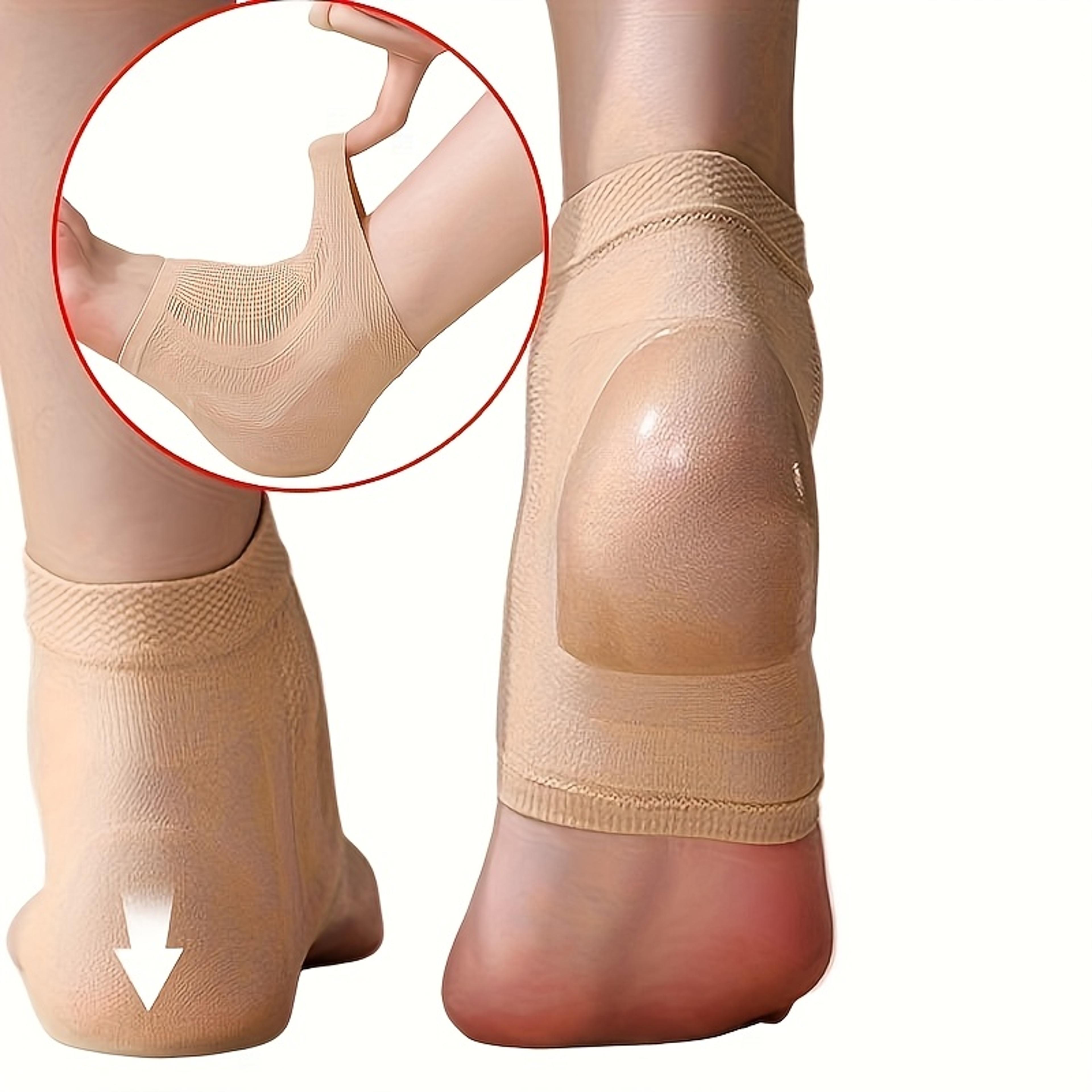 best ankle compression support brace with upgraded high elasticity silicone socks for ankle protection