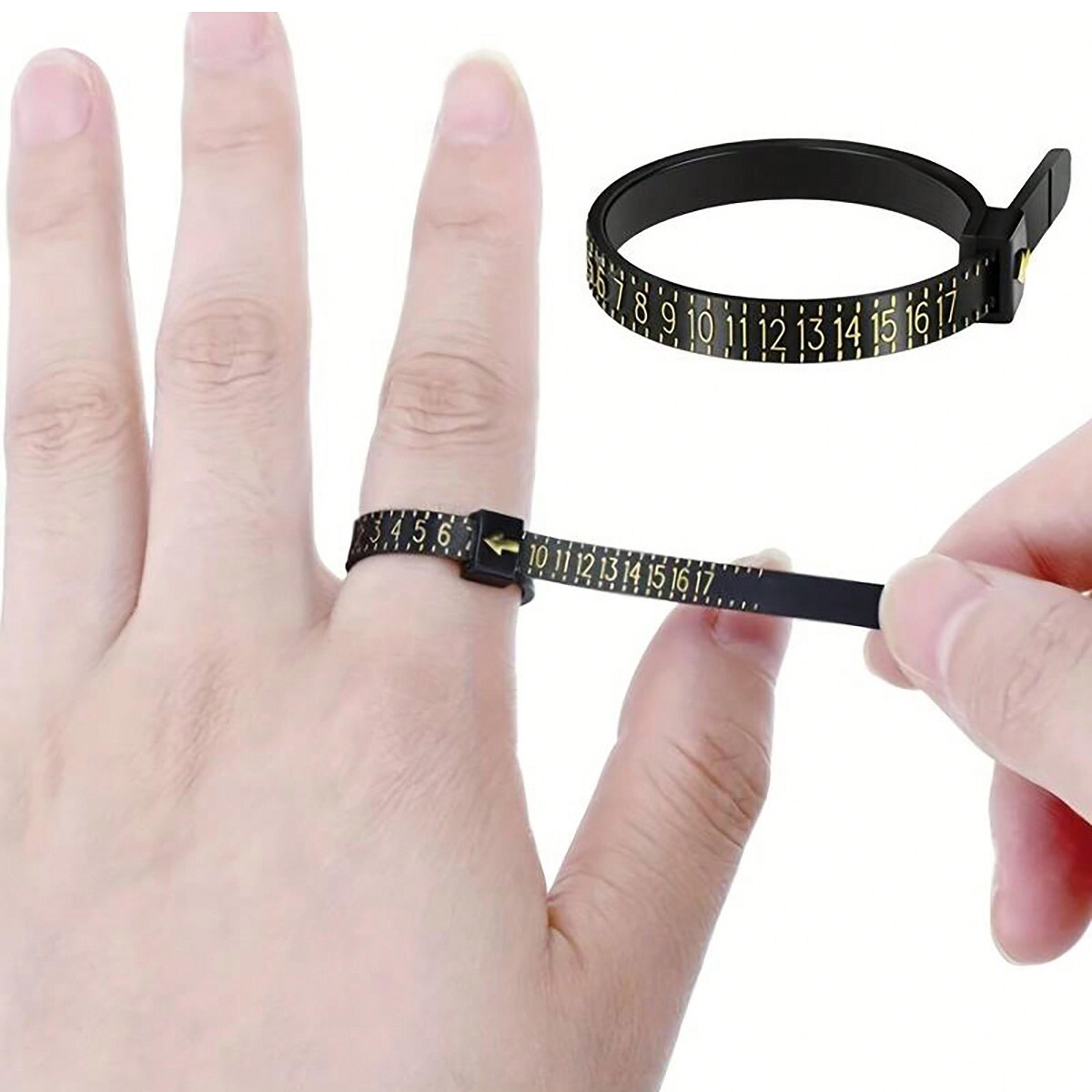 ring measuring tool, finger size measuring instrument, ring size tool for men and women