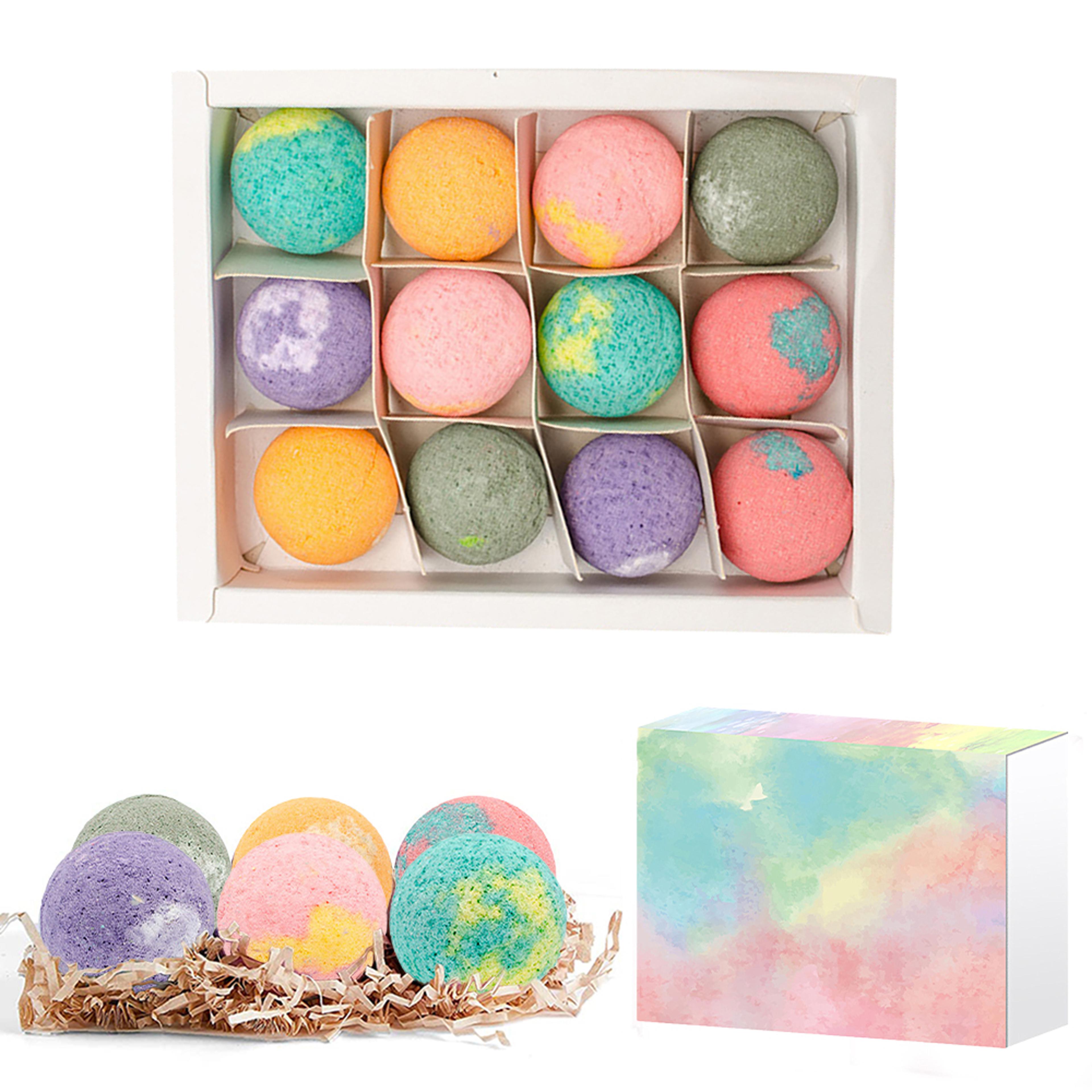 mini handmade bathing foot spa bomb, organic bath bombs gift, natural rich essential oils for relaxing dry skin