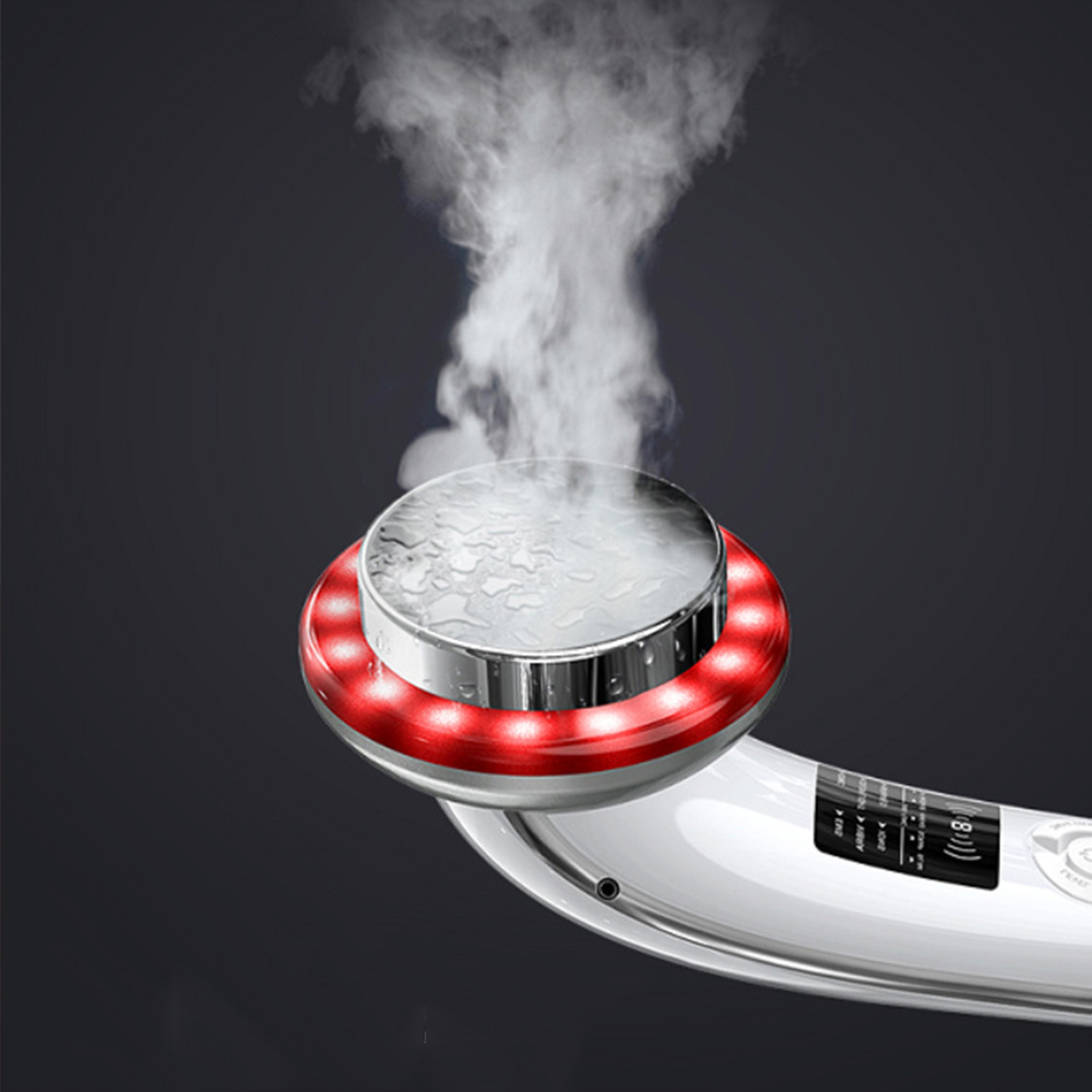 ultrasound body massager face lifting machine, ems ultrasound cavitation galvanic, infrared therapy facial