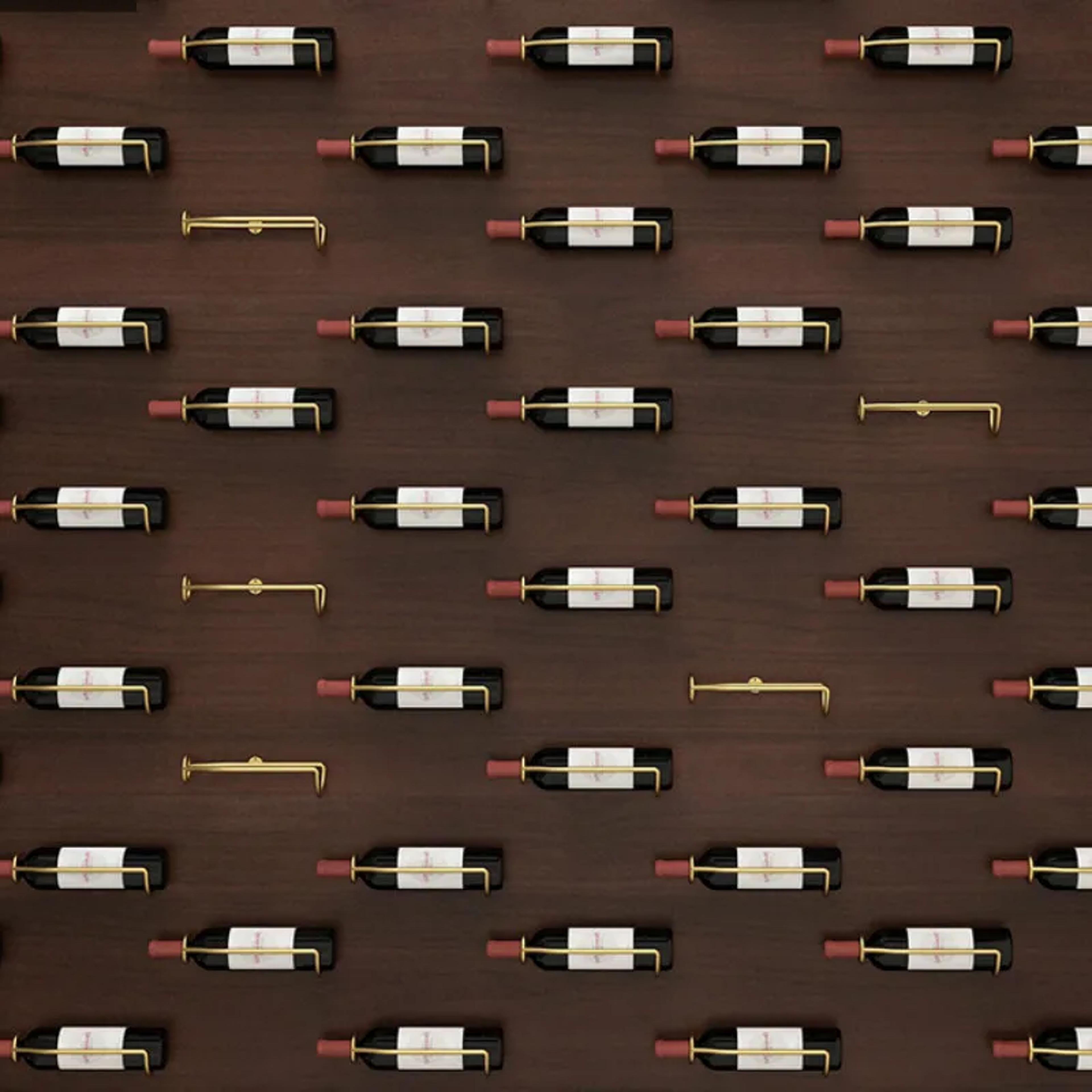 iron metal wall-mounted wine rack holder, bar accessories, wine cellar storage display for beer and champagne