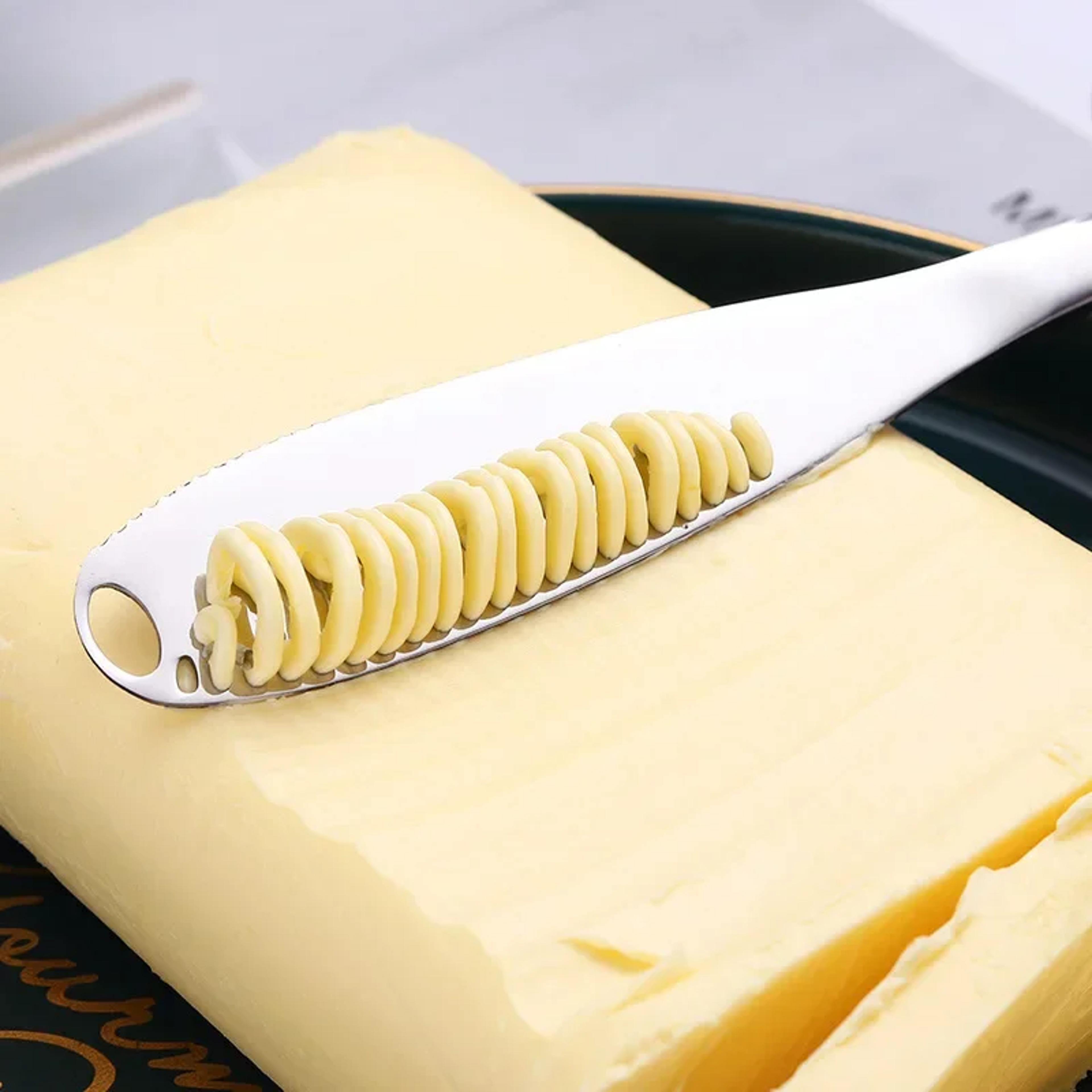 stainless steel cheese cutter, butter knife with holes, jam knife, toast & cream wipe tool