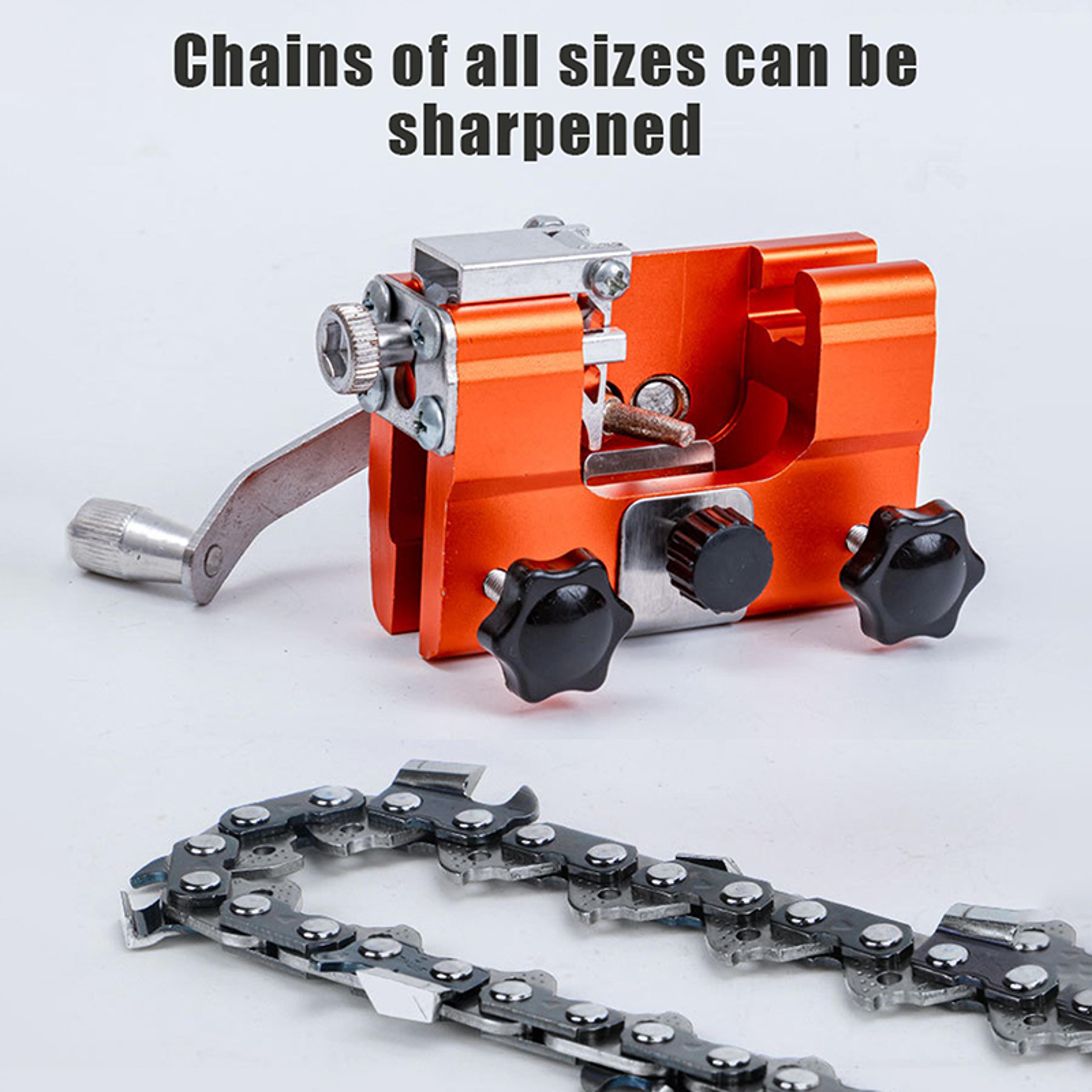 electric chain saw blade grinding machine, portable hand chainsaw sharpener tool