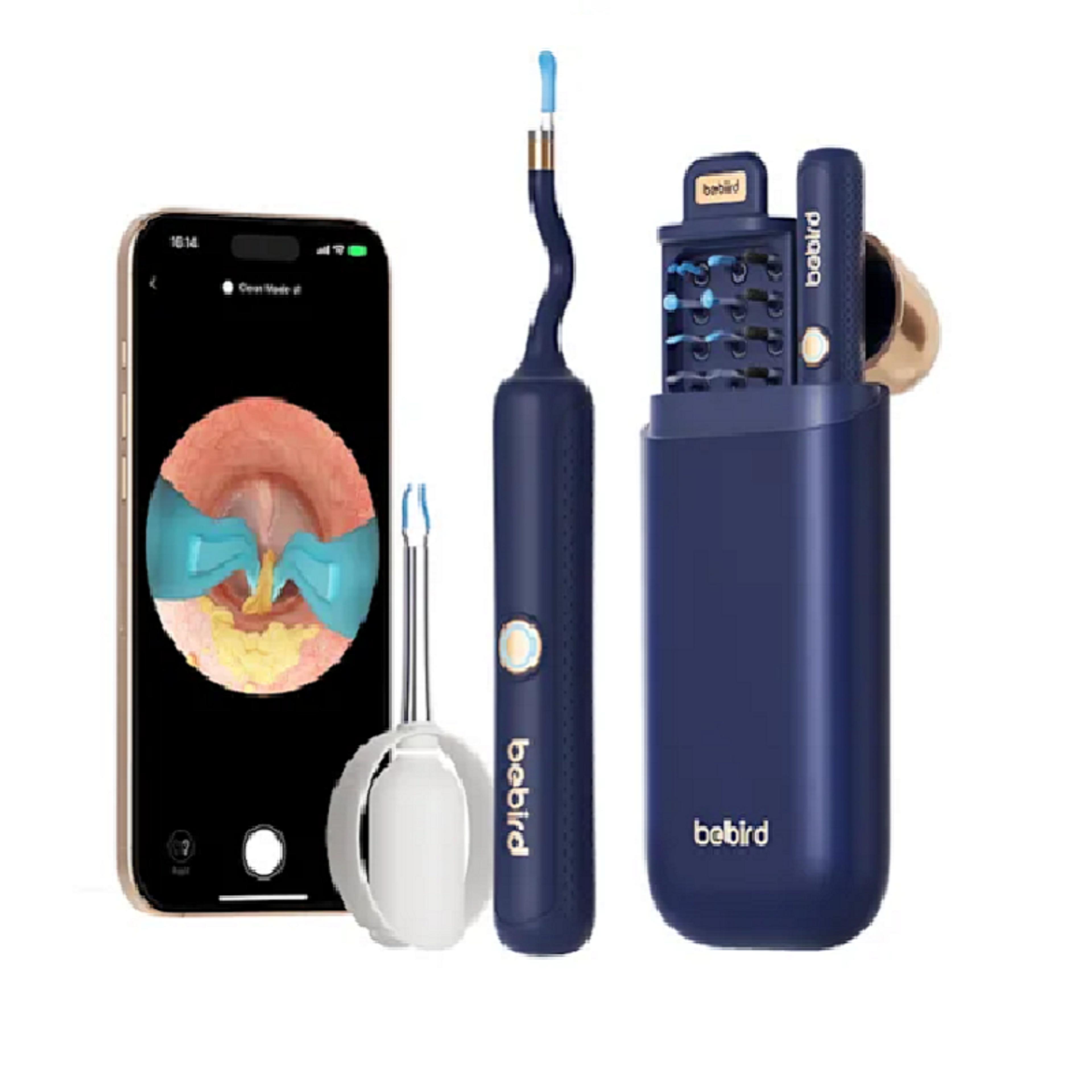 earsight plus earwax removal kit, 1080p camera, bendable ear rod, & fda-certified silicone spoons