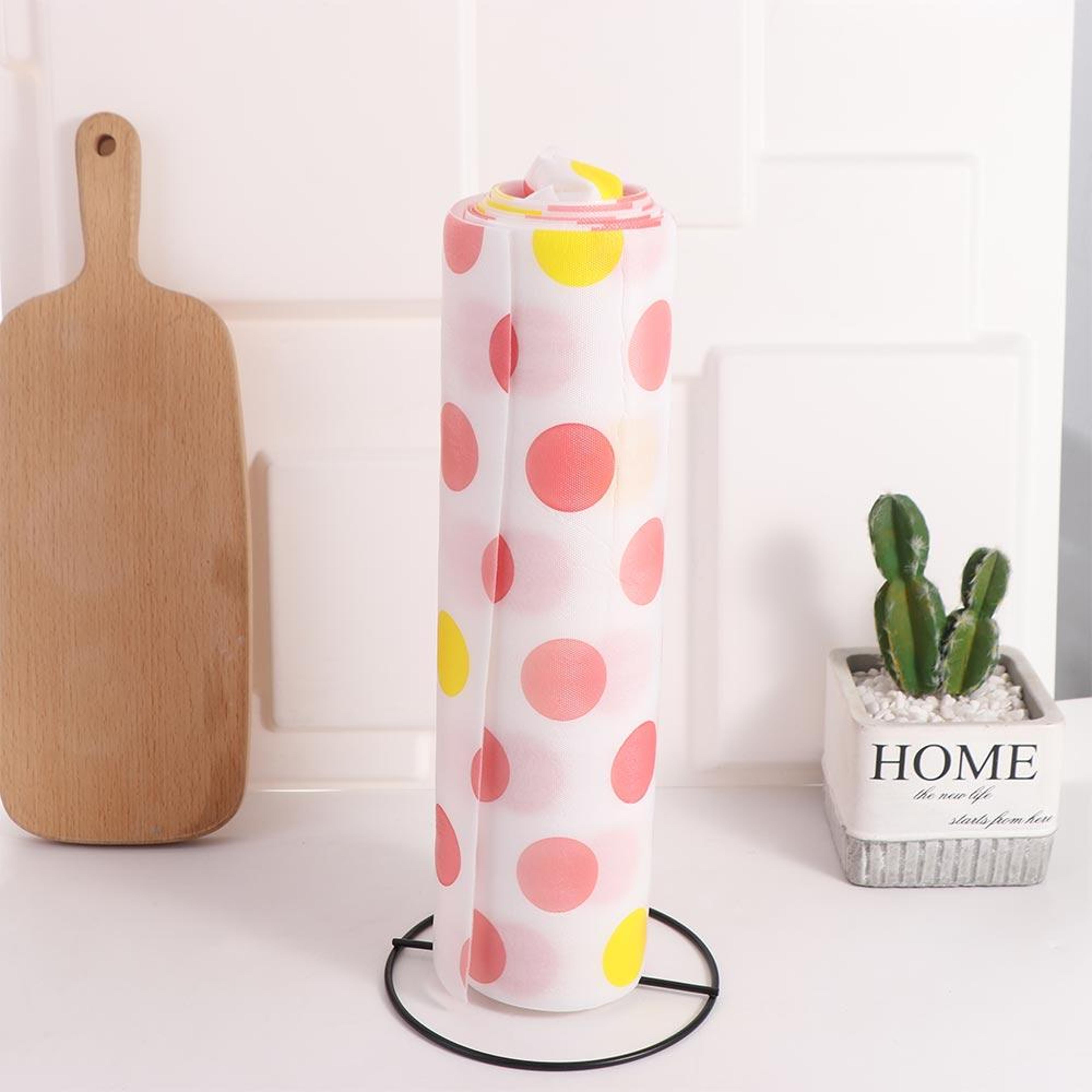 premium stainless steel paper towel holder, one-handed vertical napkin stand