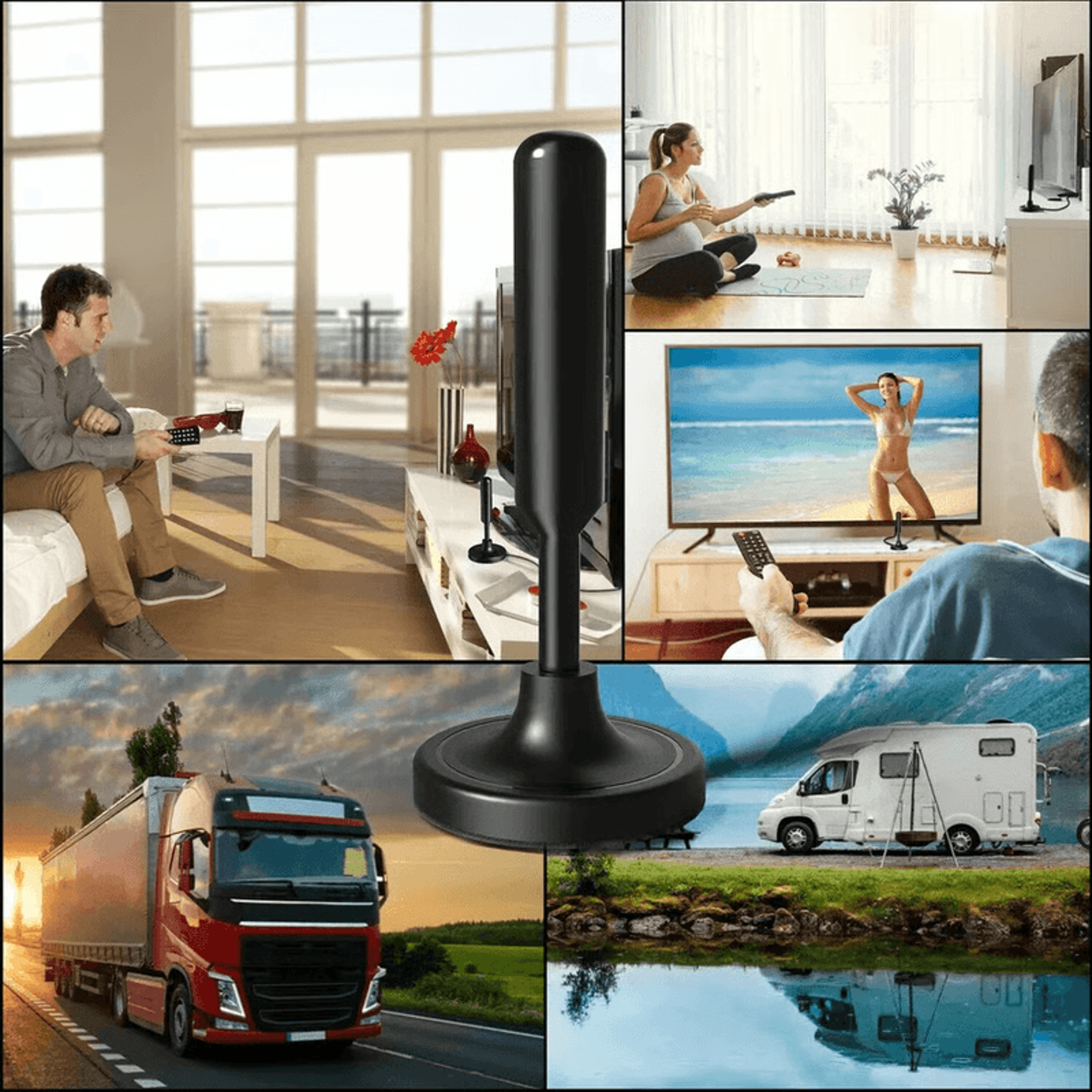 upgraded digital tv antenna, indoor hdtv 1080p 4k long range antenna for clear signal