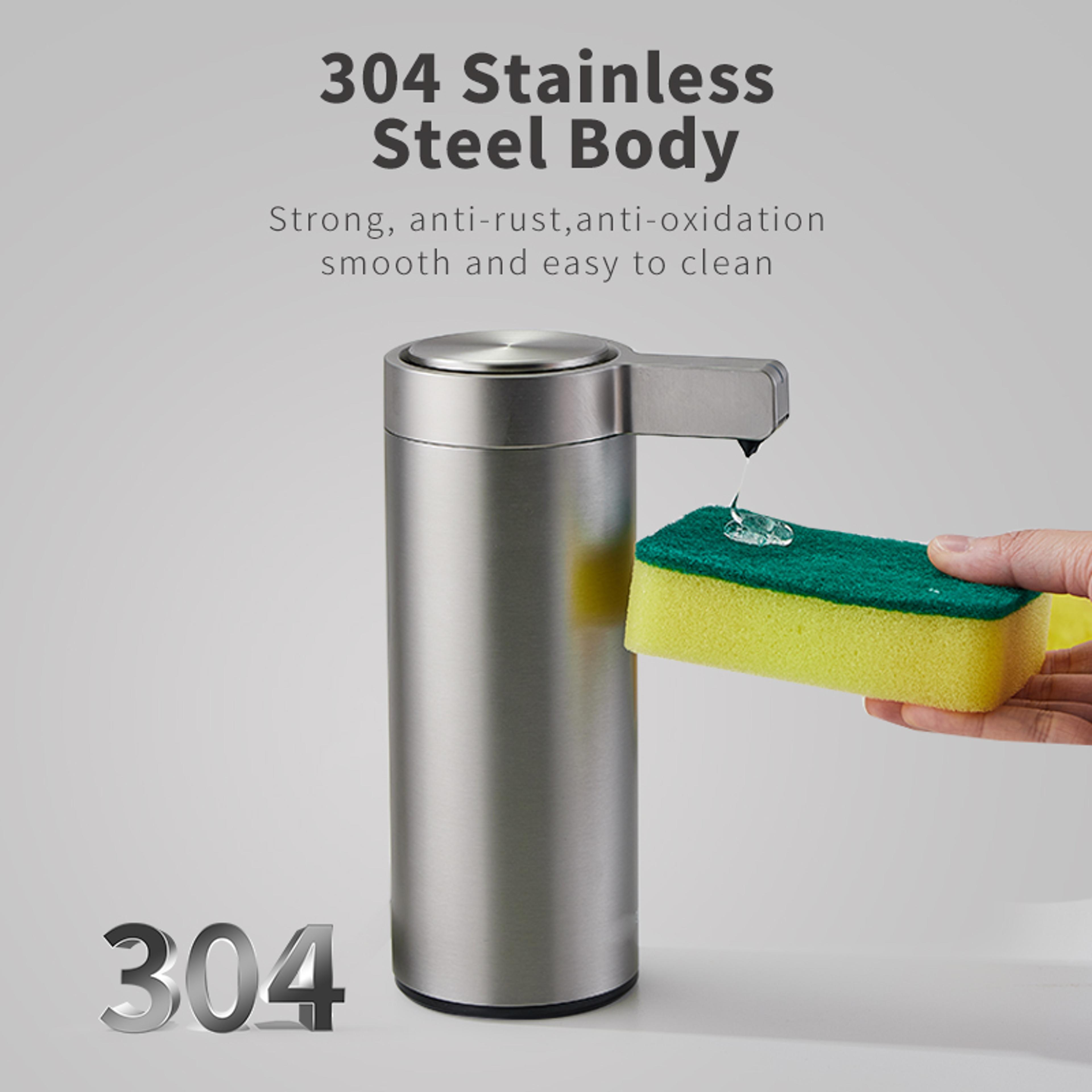 automatic soap dispenser, smart electric kitchen soap machine with sensor for hands-free sanitizing