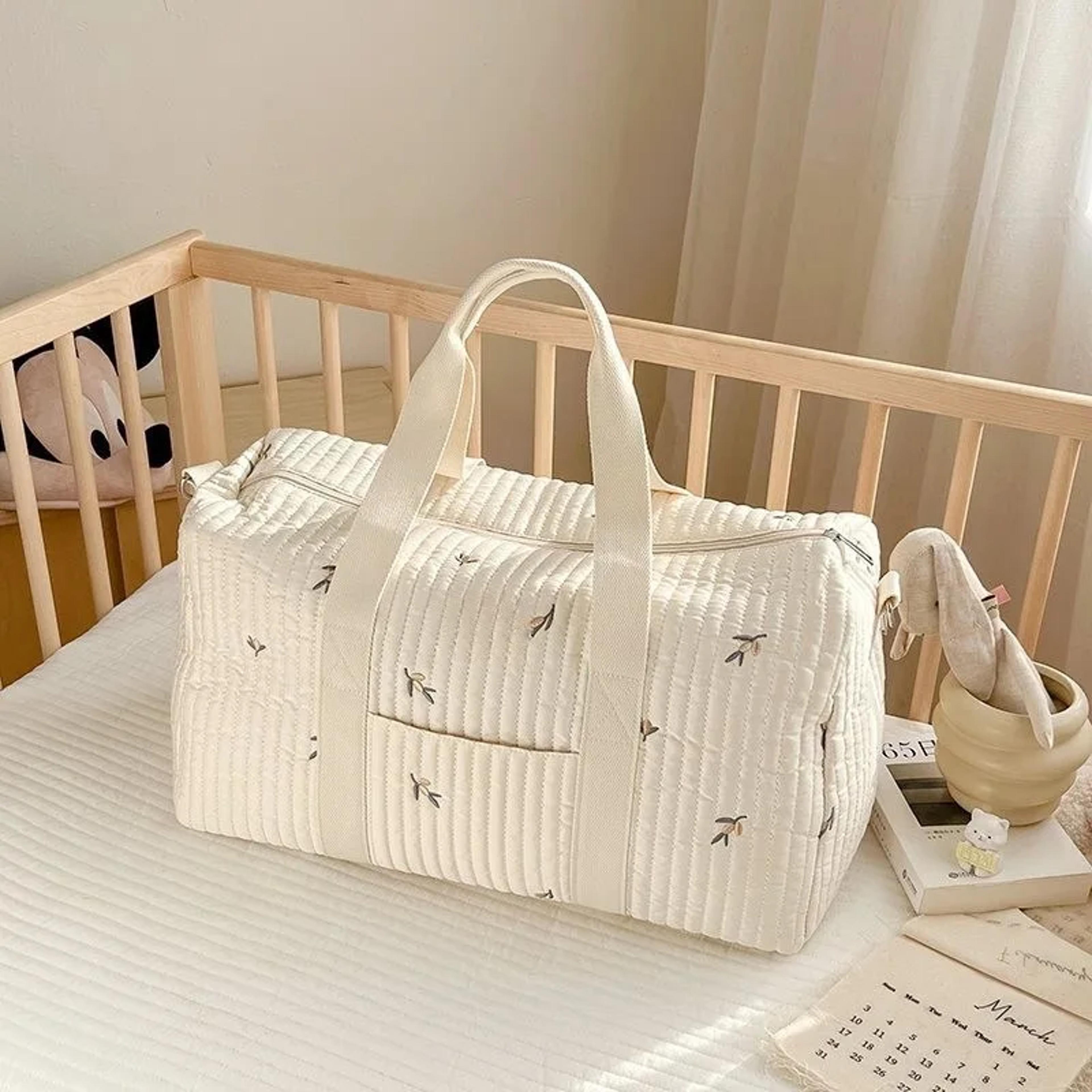 large capacity maternity baby diaper bag, multi-functional travel handbag organizer