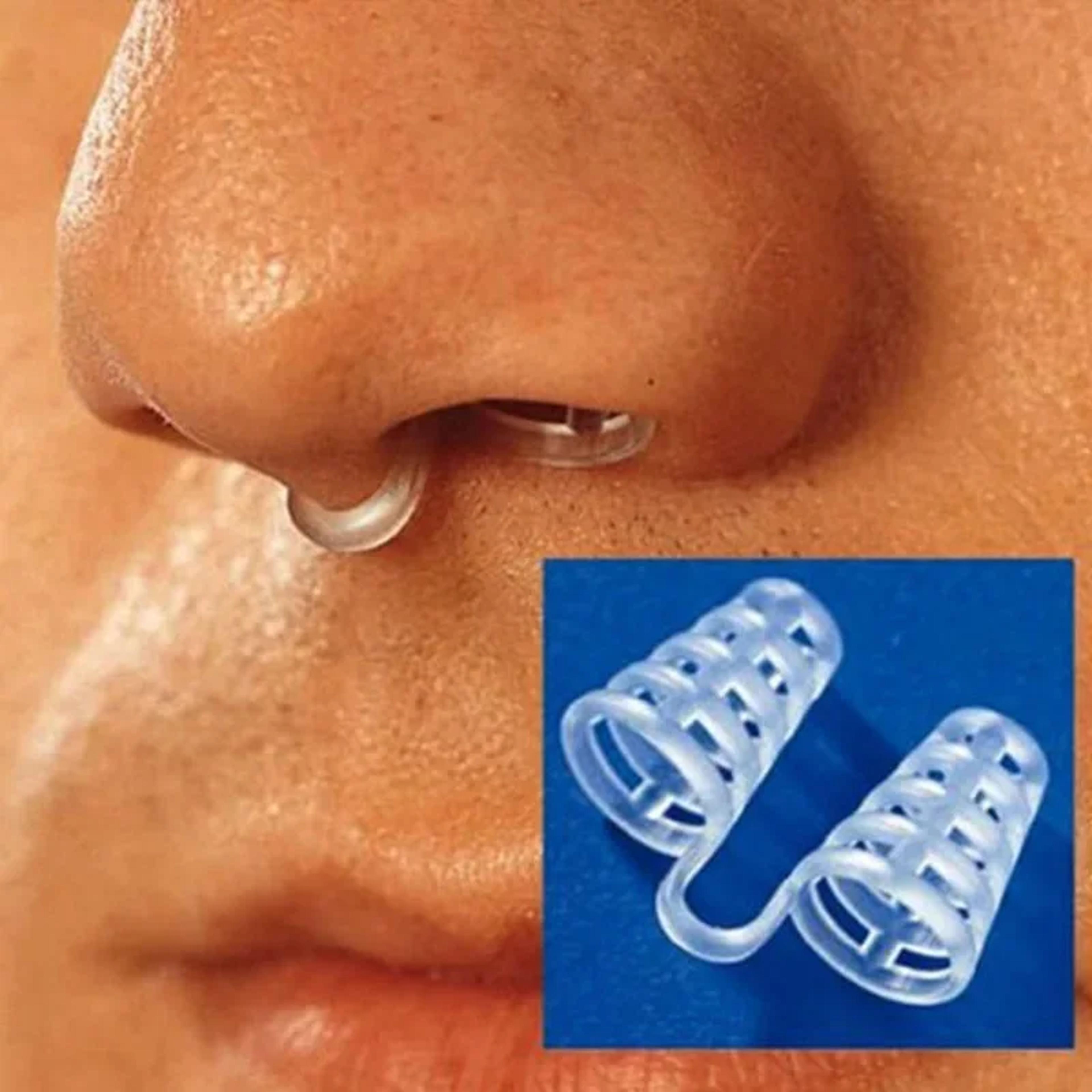 anti snoring nose clip for easy breathing & restful sleep