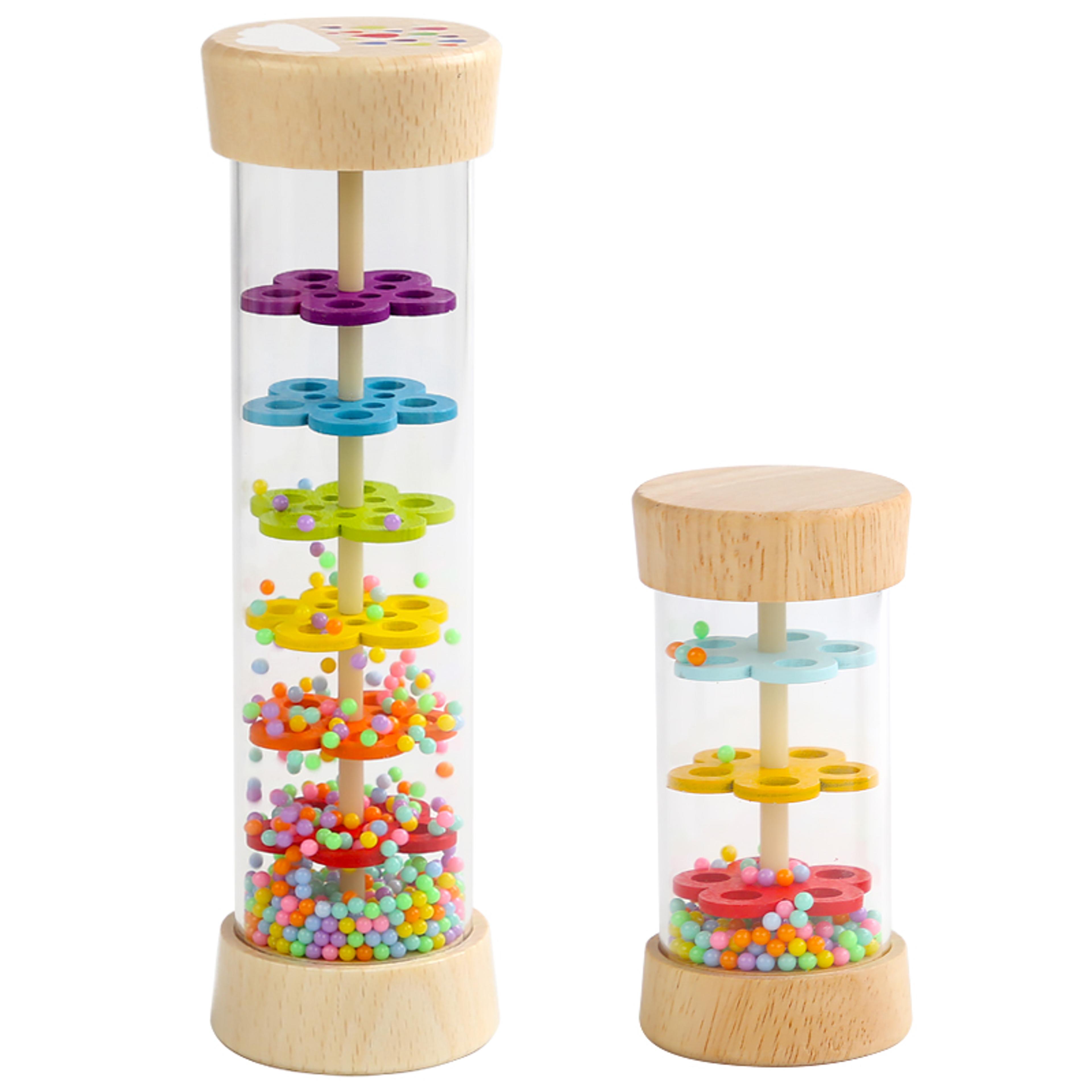 montessori baby rain stick sensory rattle educational toy for kids