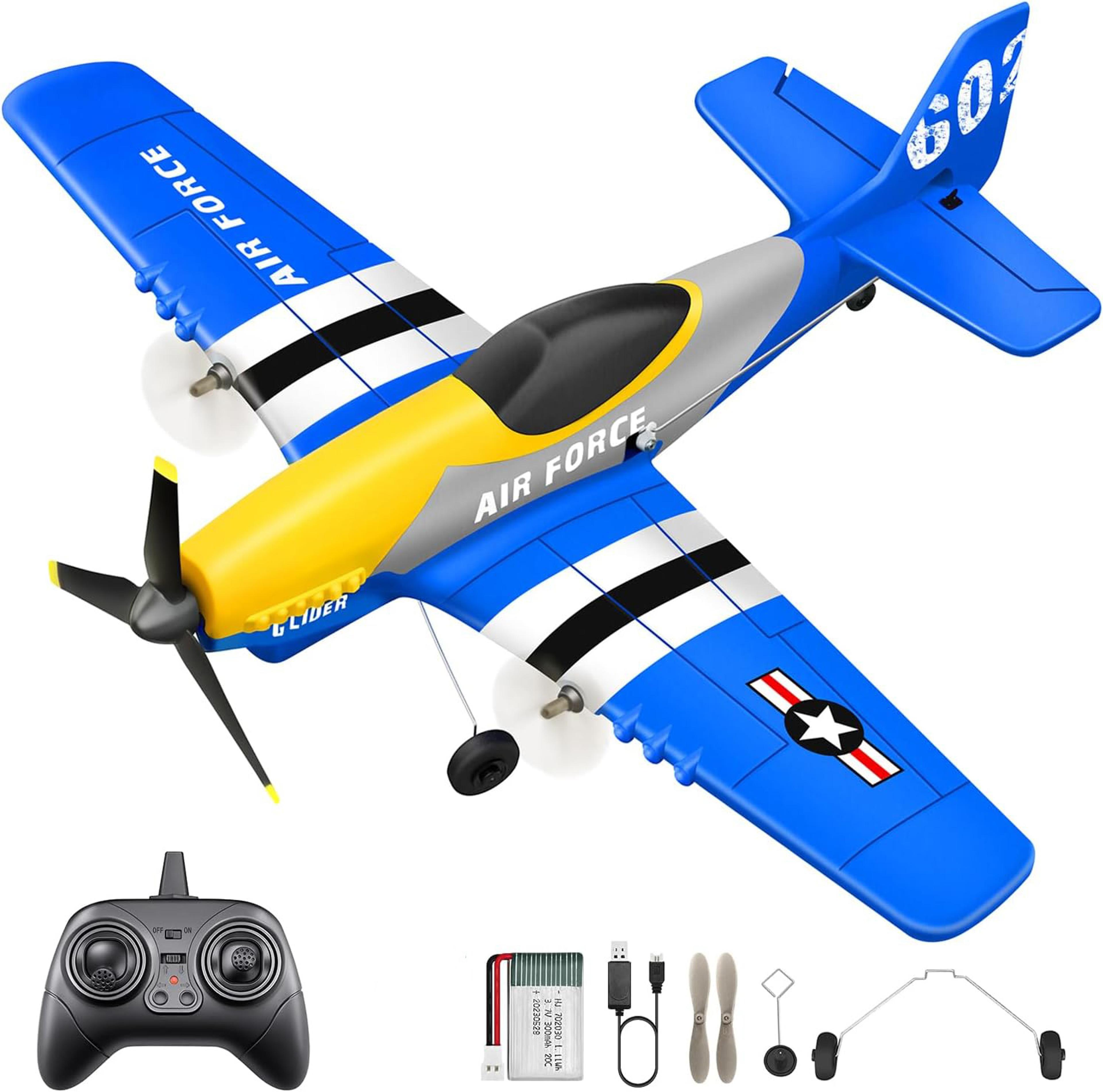 rc plane 2.4g foam remote control fighter glider, warbird airplane toys