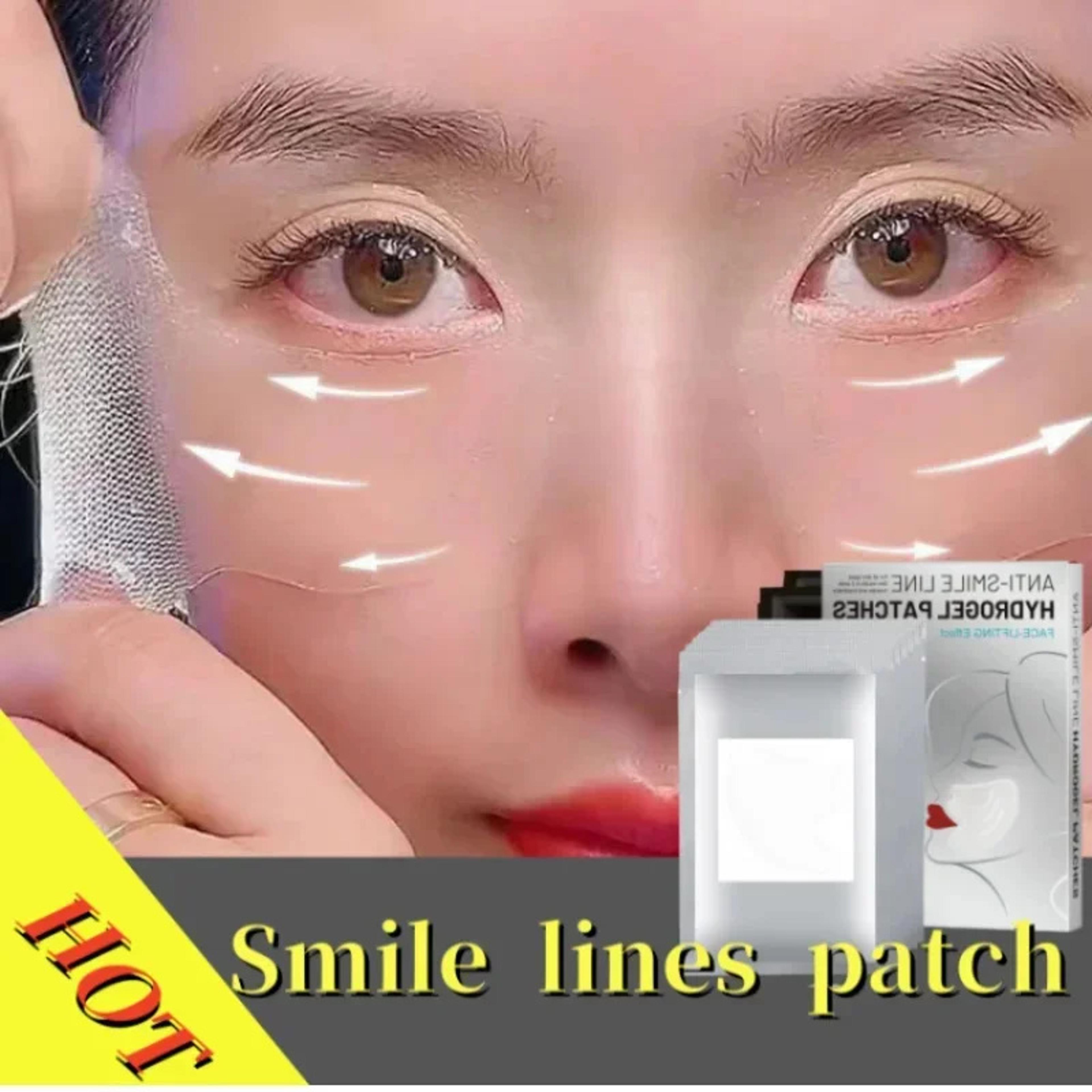 hydrocrystalline anti-aging mask patch for firming and fine line reduction