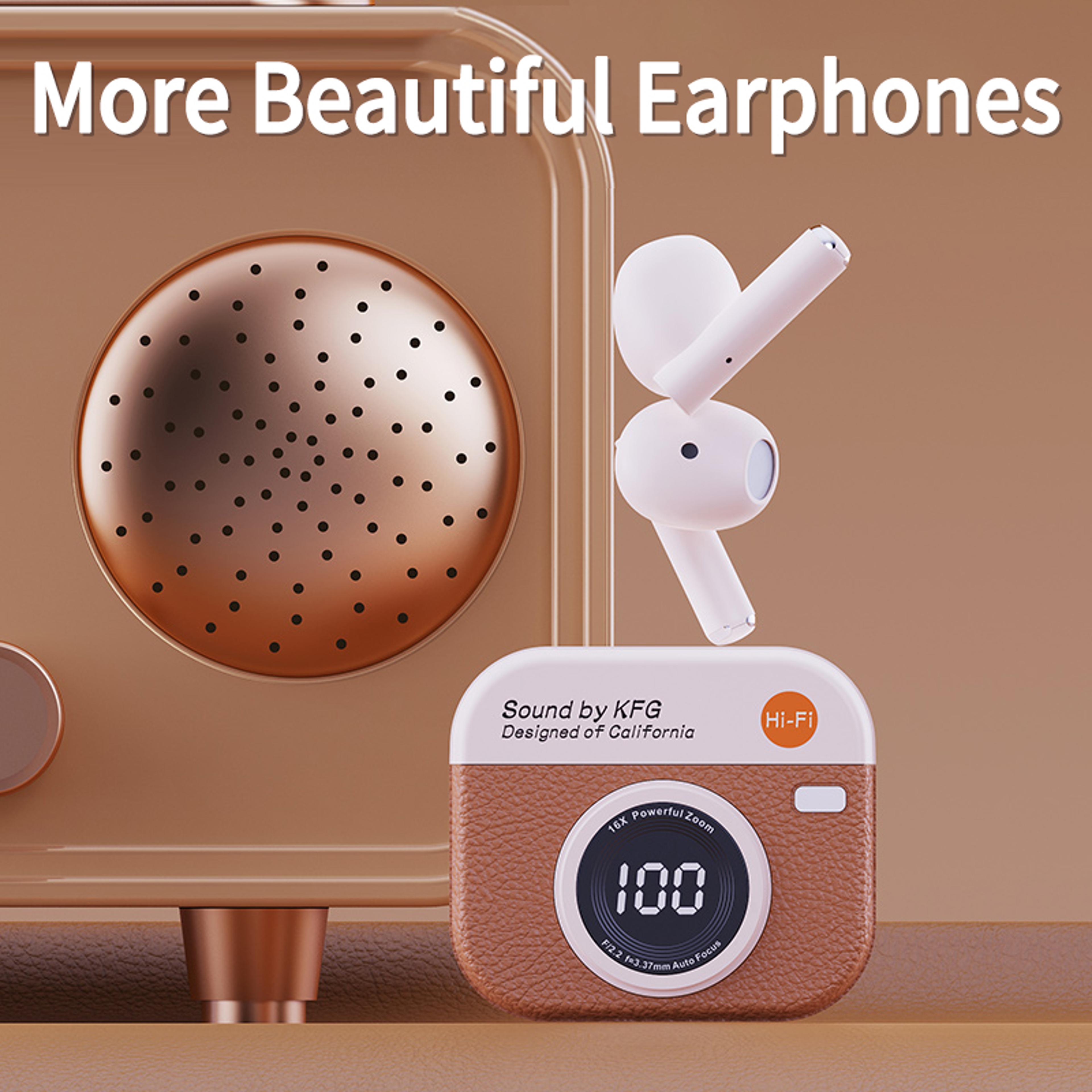 tws wireless earbuds with bluetooth, 36-hour playtime & led display
