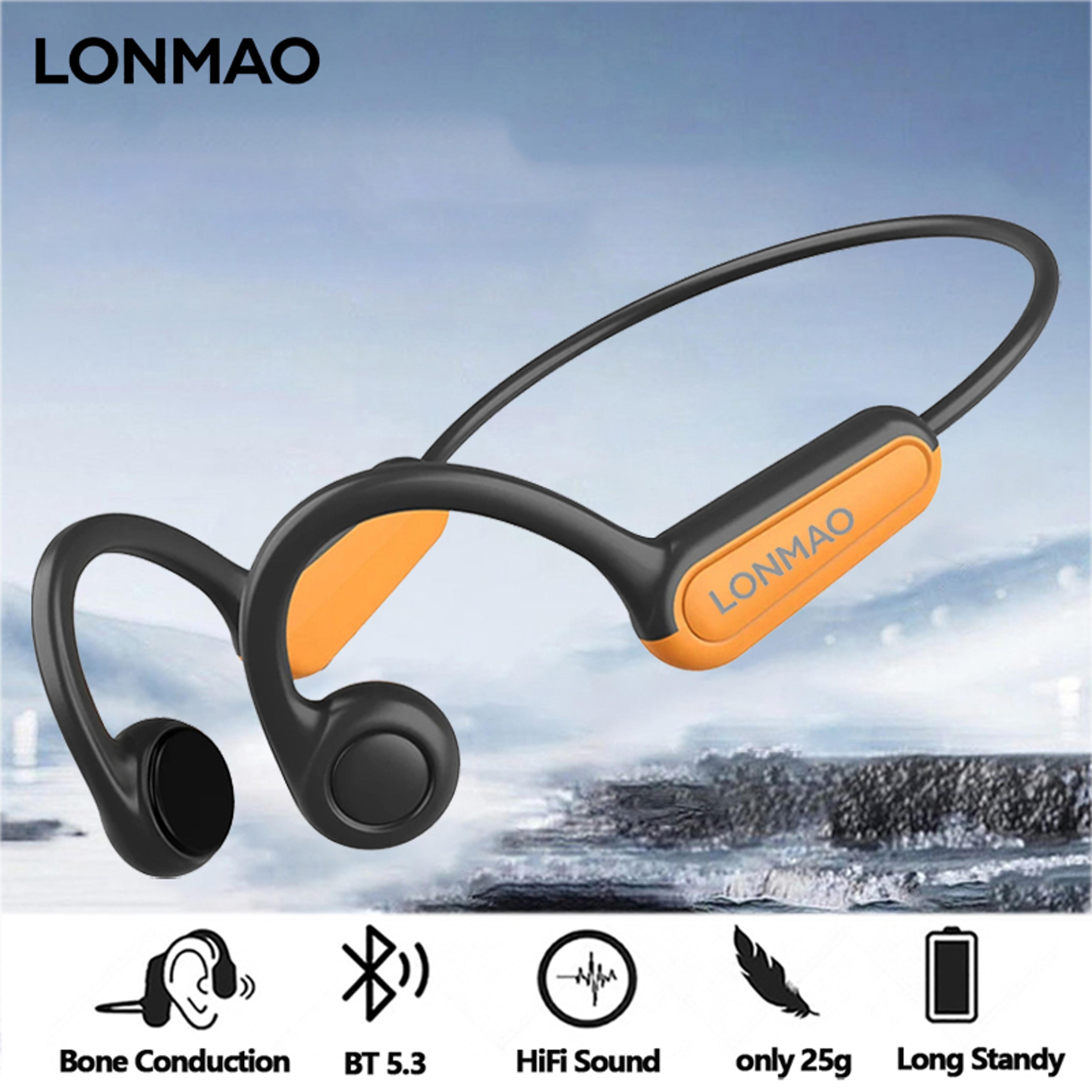 true bone conduction bluetooth sports earphones, waterproof wireless headset for running & driving