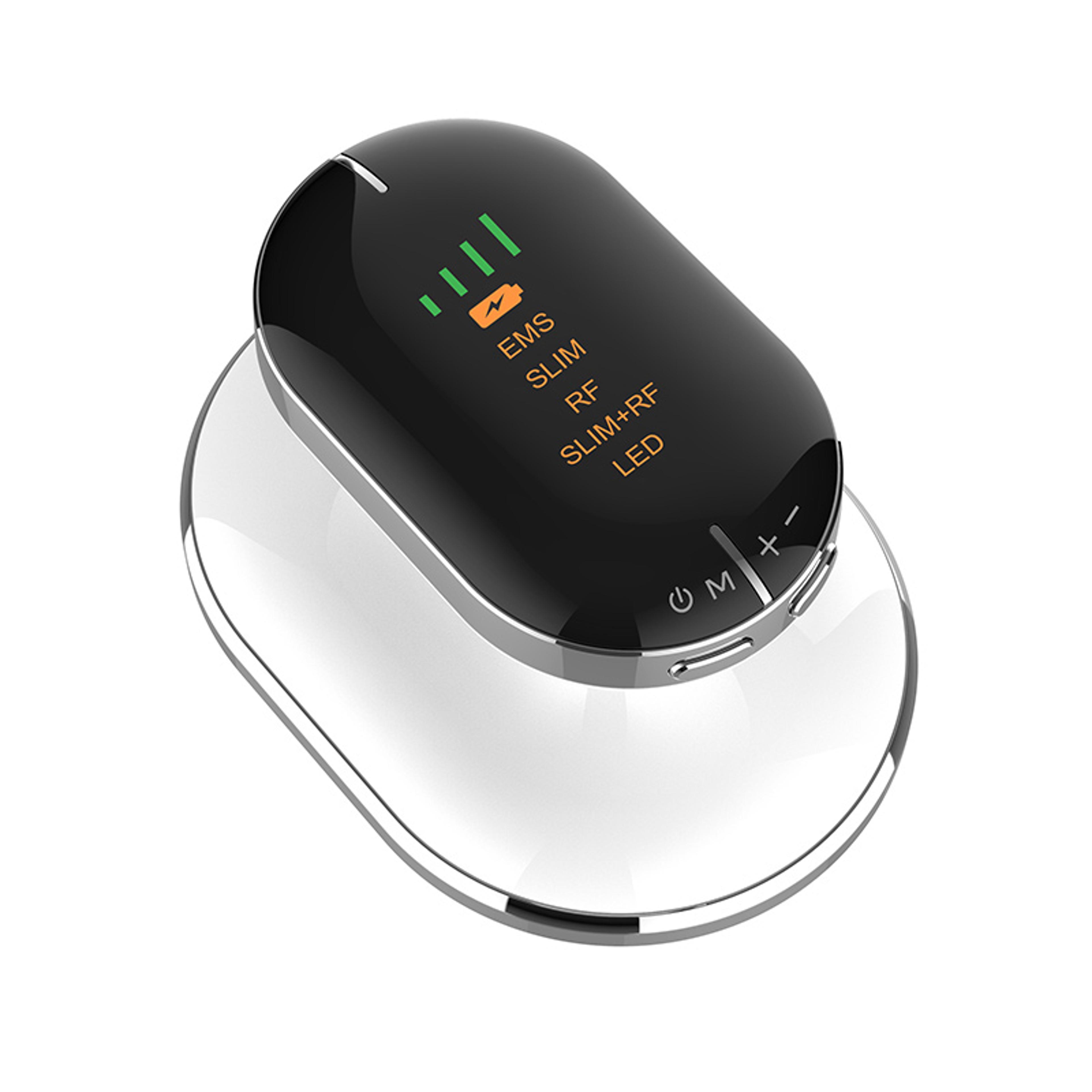 ems & rf body slimming machine, fat burner and cellulite massager with led light therapy for weight loss and shaping