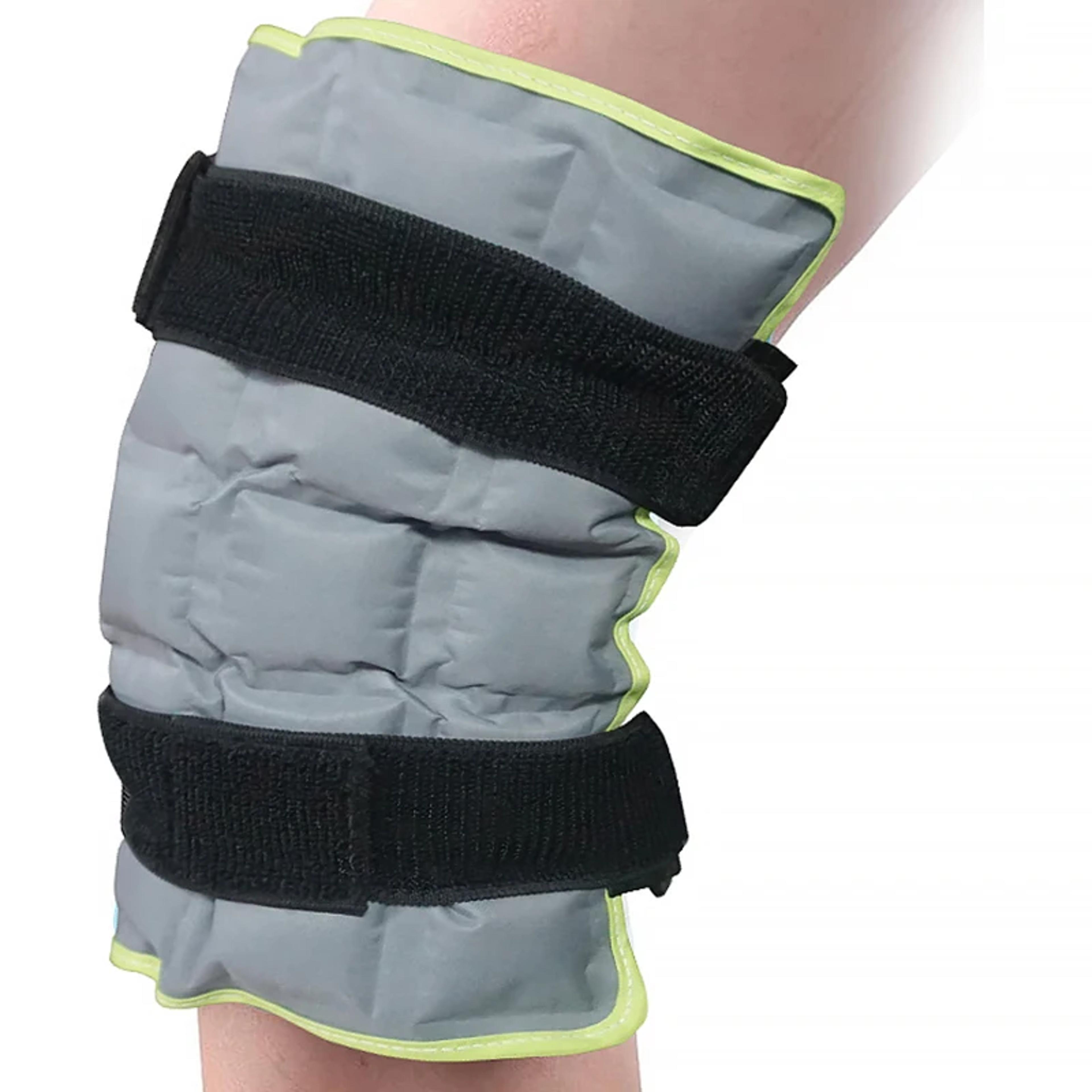 hot cold knee ice pack wrap for injuries and sports recovery knee pain relief wrap