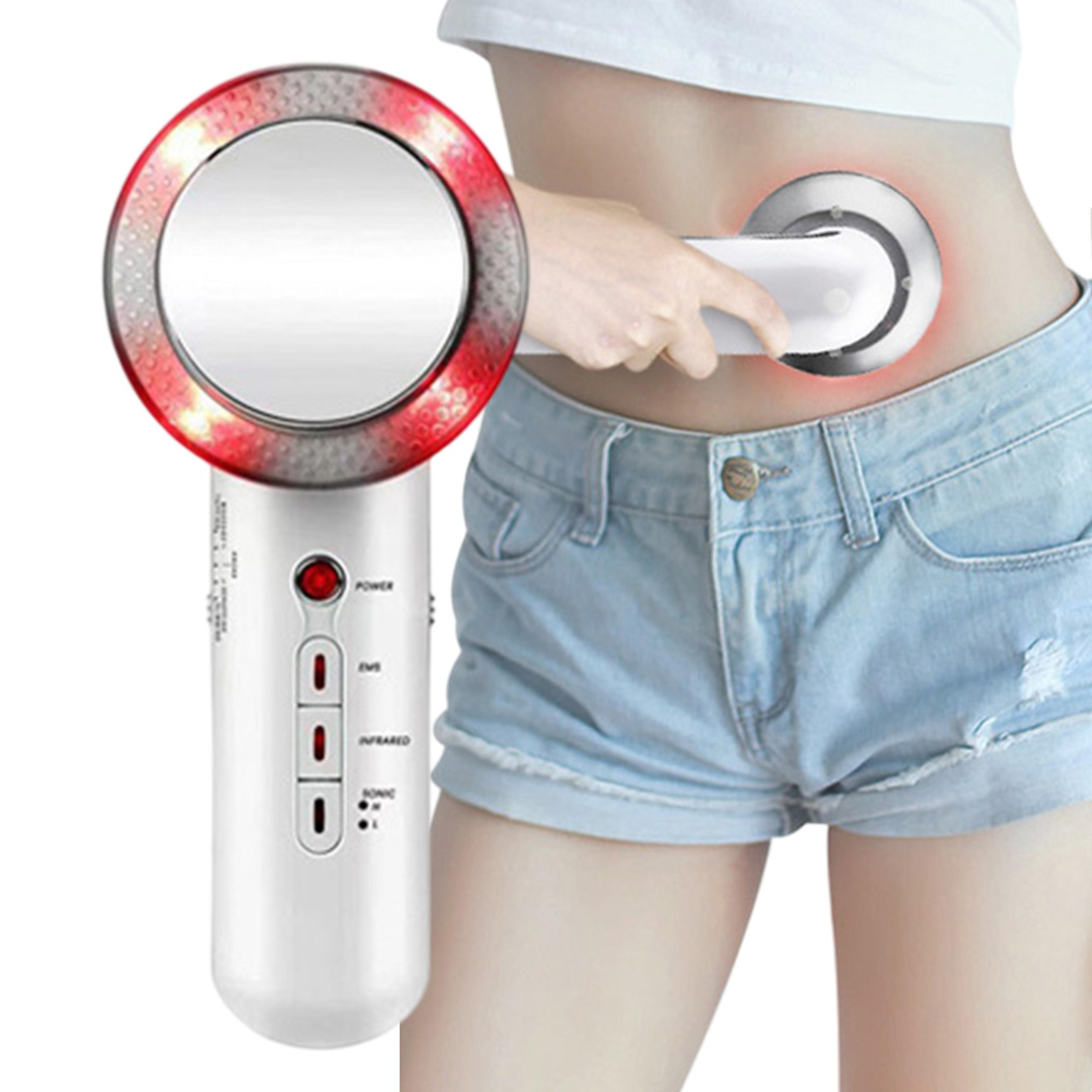 3-in-1 ultrasonic cavitation ems body slimming massager fat burner, cellulite removal, and skin care therapy
