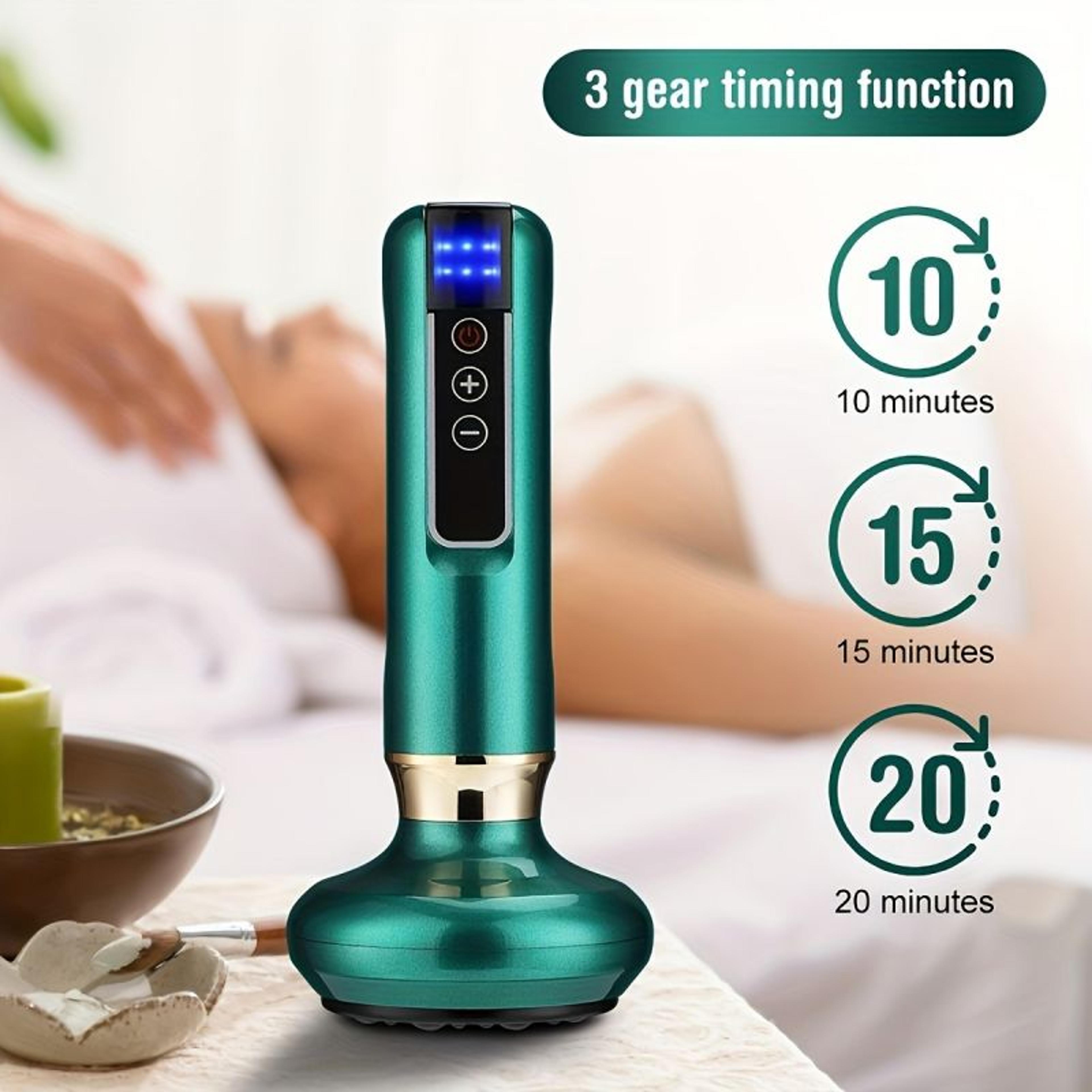 electric vacuum cupping massager & body scraping tool, pain relief & muscle recovery